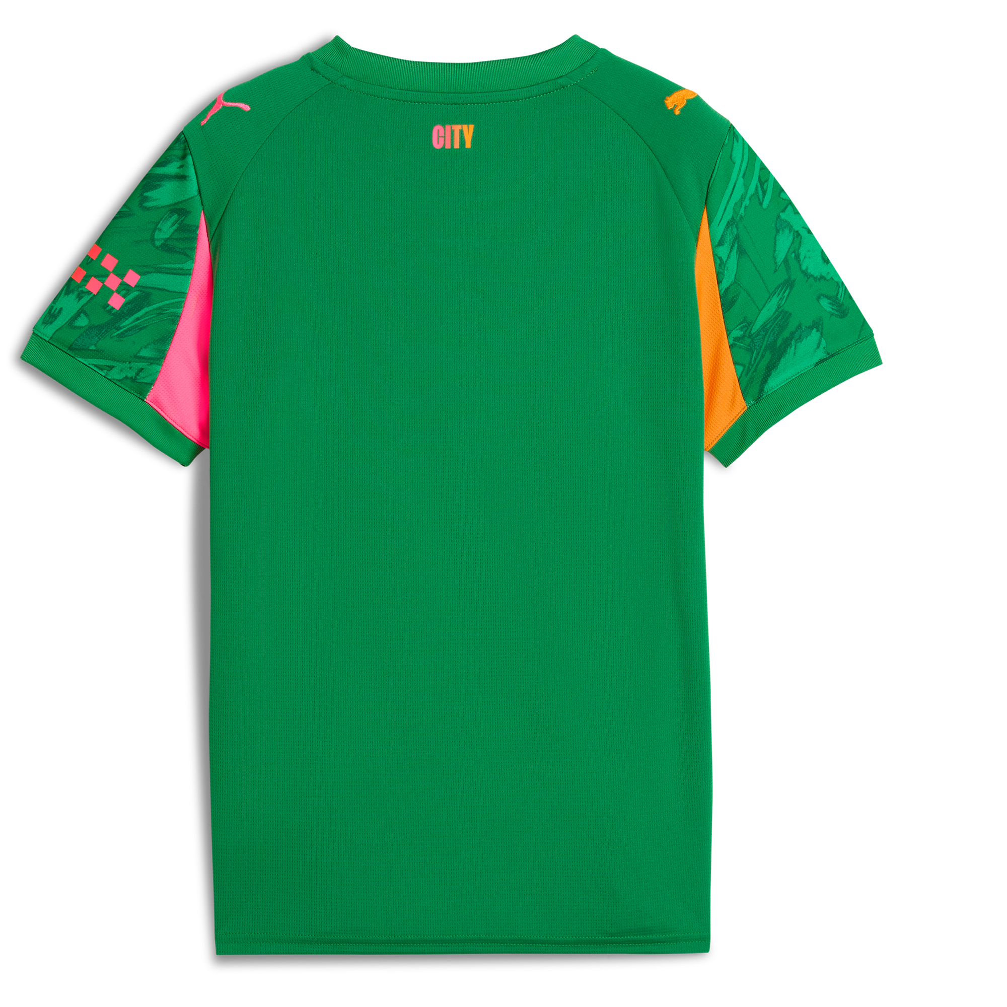 Manchester City kids manchester city goalkeeper jersey green 202526 with custom printing Collection - ManchesterCitystore.com