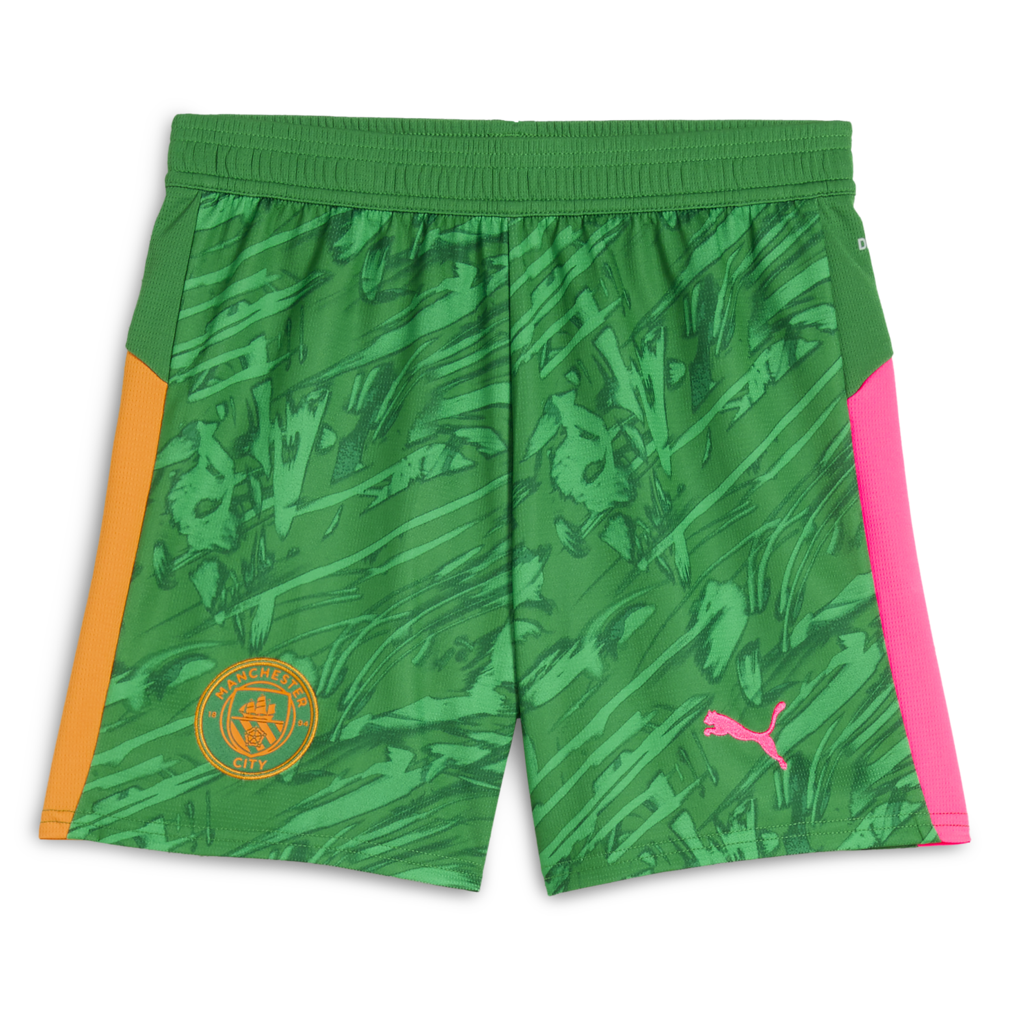 Manchester City kids manchester city goalkeeper shorts green 202526 Collection - ManchesterCitystore.com