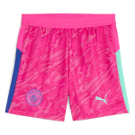 Manchester City kids manchester city goalkeeper shorts pink 202526 Collection - ManchesterCitystore.com