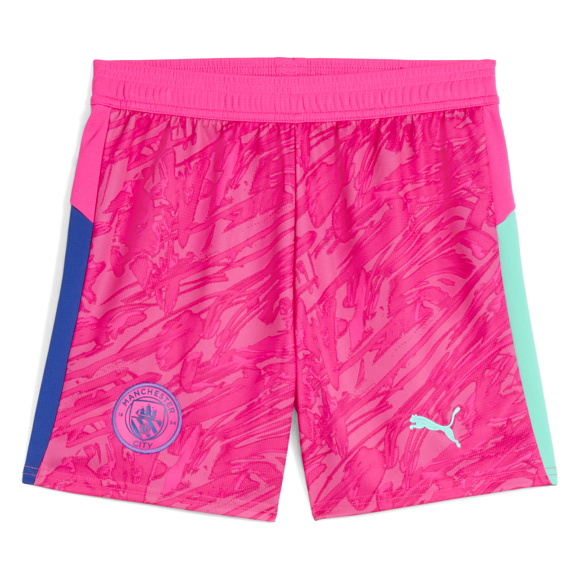 Manchester City kids manchester city goalkeeper shorts pink 202526 Collection - ManchesterCitystore.com