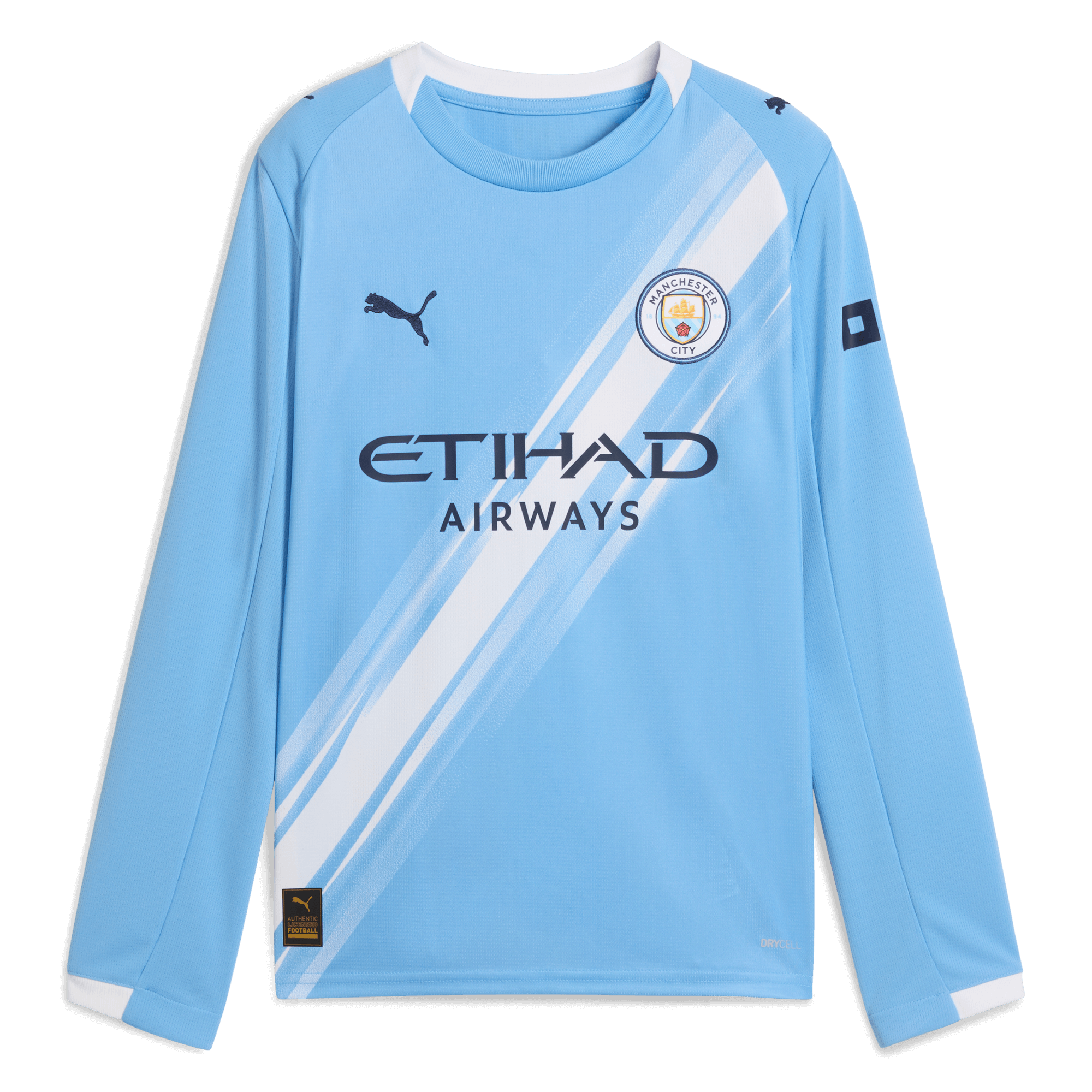 Manchester City kids manchester city home jersey 202526 long sleeve Collection - ManchesterCitystore.com
