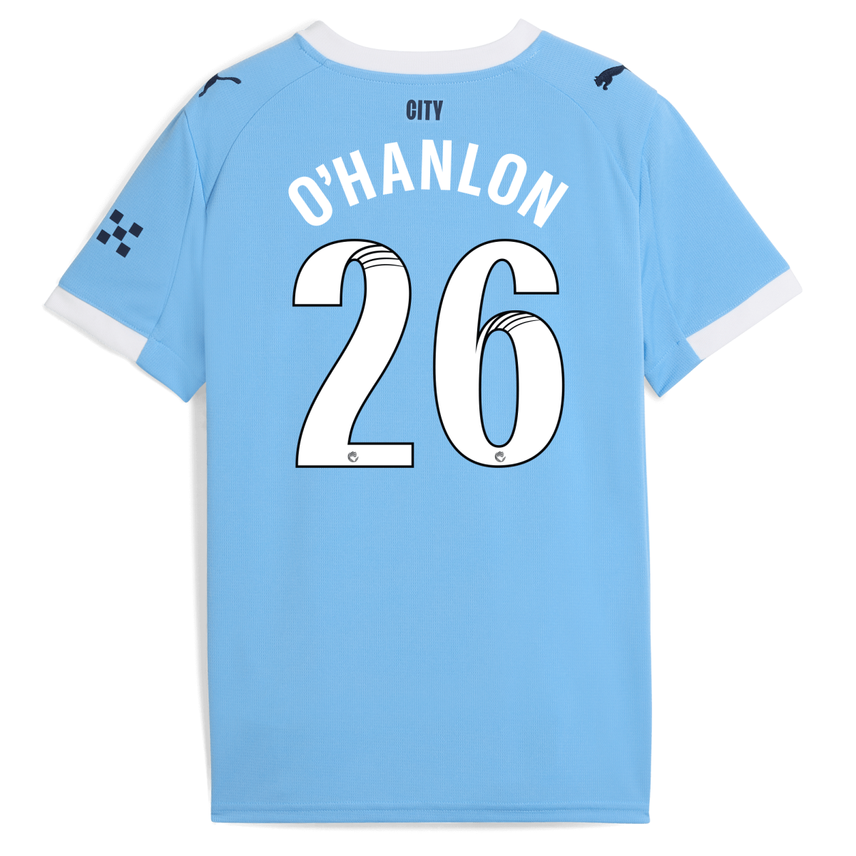 Manchester City kids manchester city home jersey 202526 with ohanlon 26 printing Collection - ManchesterCitystore.com