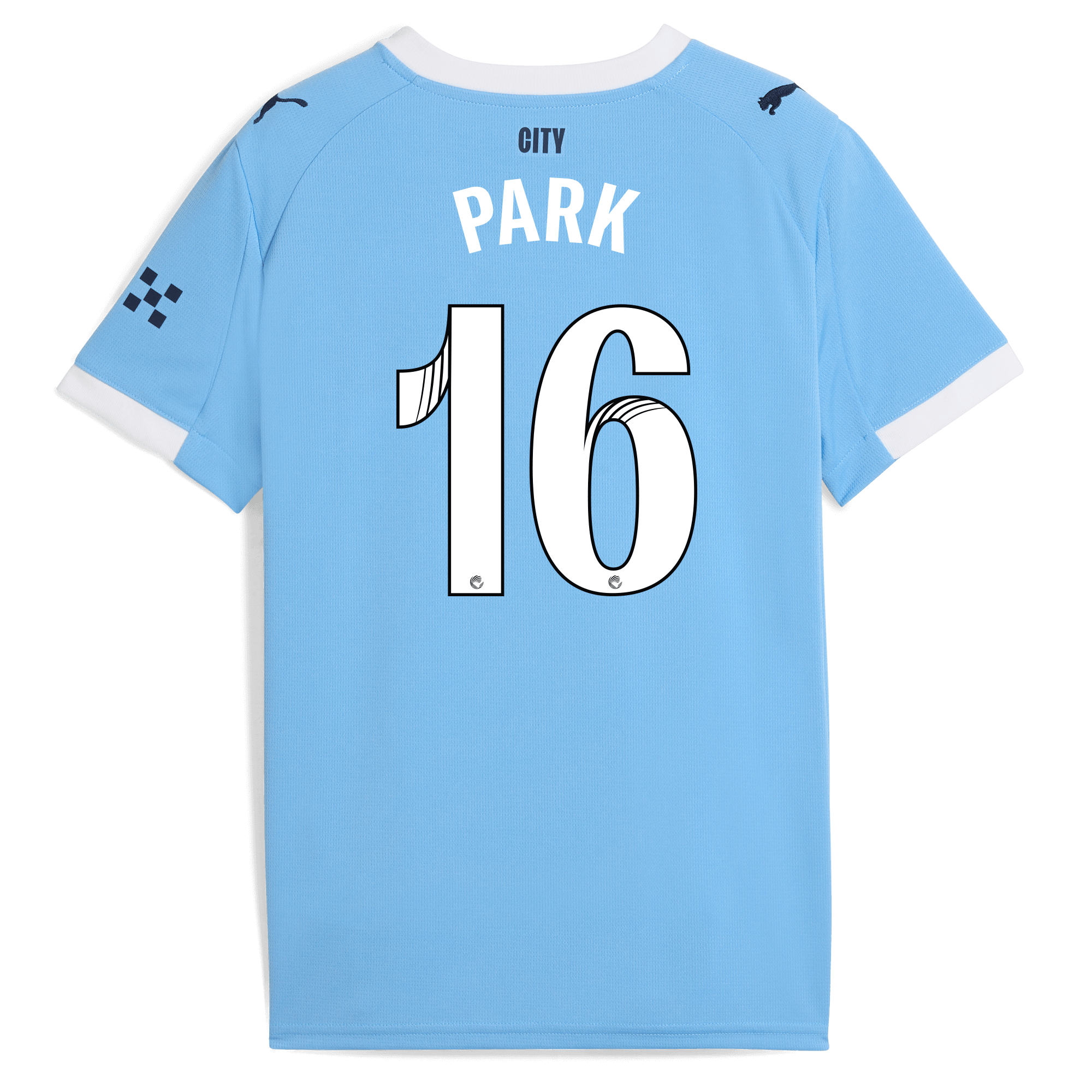 Manchester City kids manchester city home jersey 202526 with park 16 printing Collection - ManchesterCitystore.com