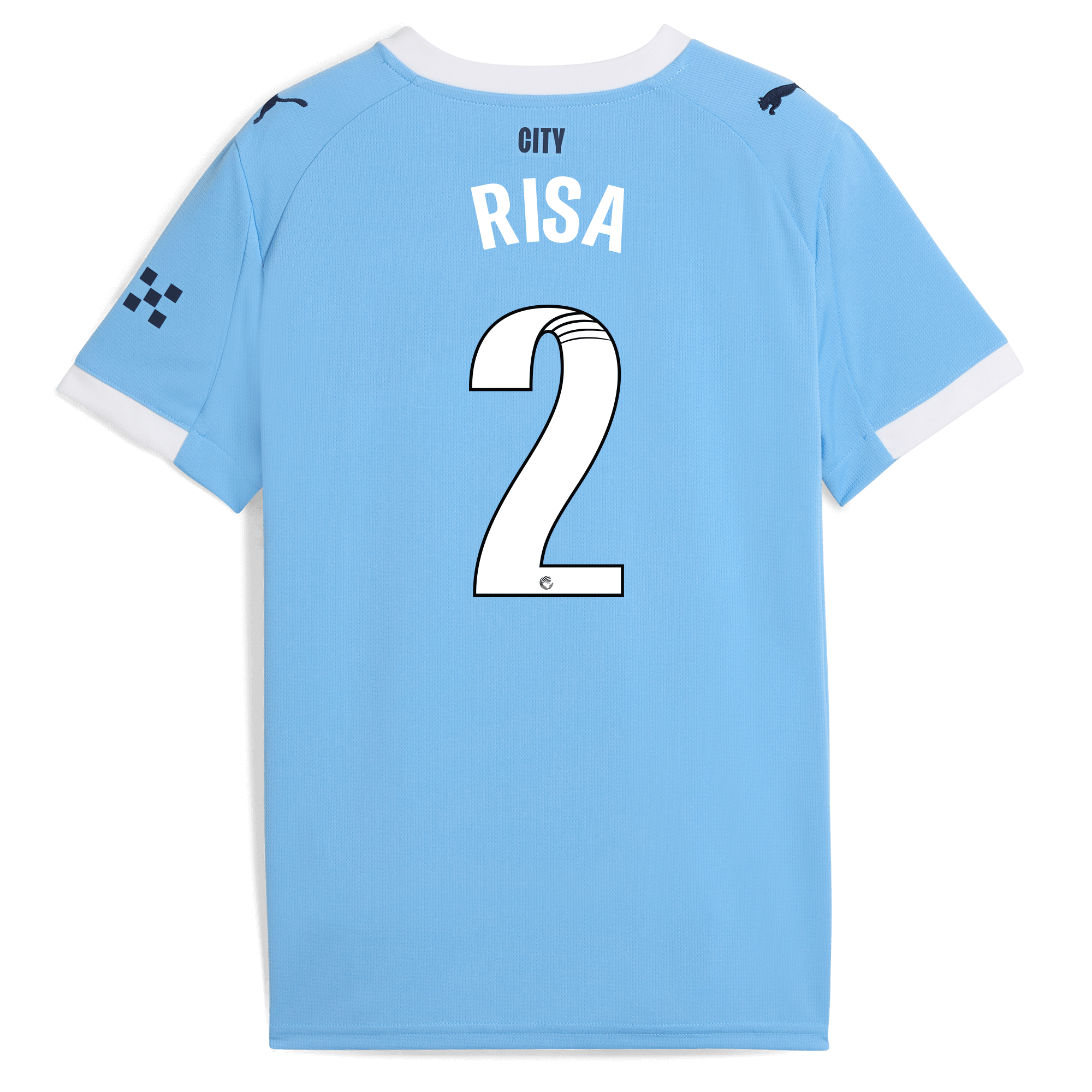 Manchester City kids manchester city home jersey 202526 with risa 2 printing Collection - ManchesterCitystore.com