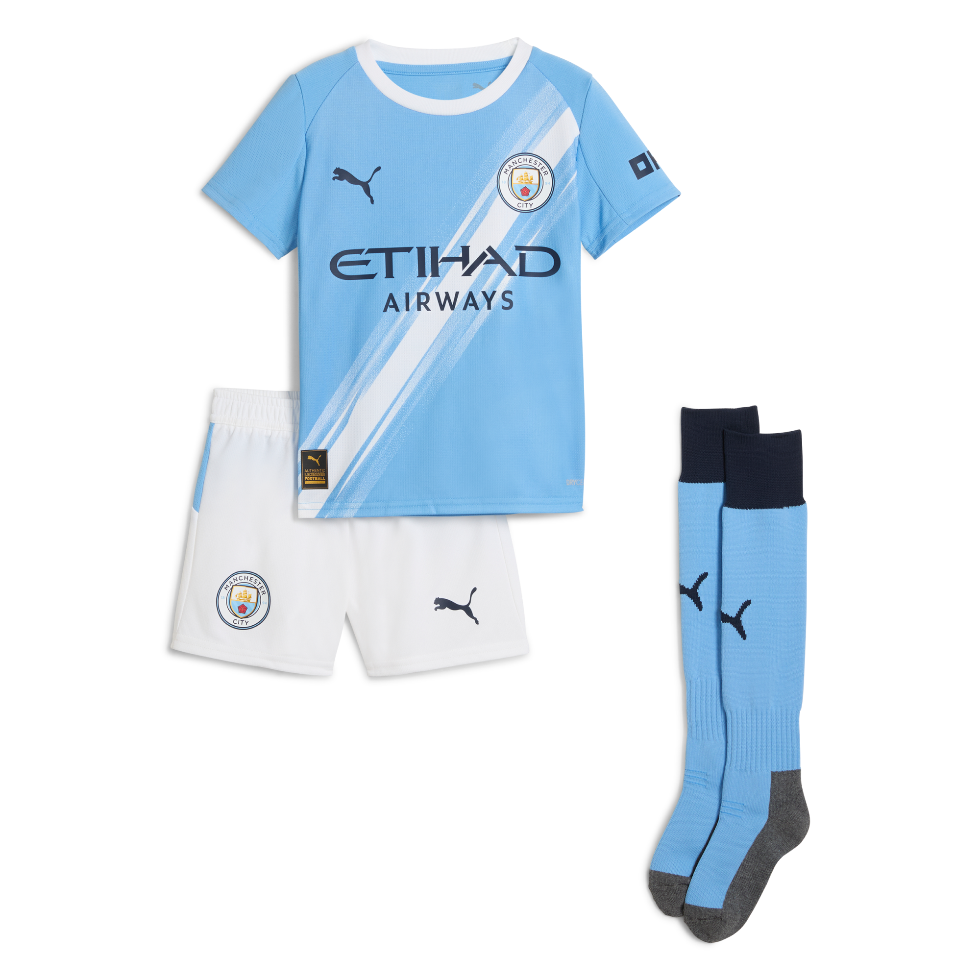 Manchester City kids manchester city home mini kit 202526 Collection - ManchesterCitystore.com