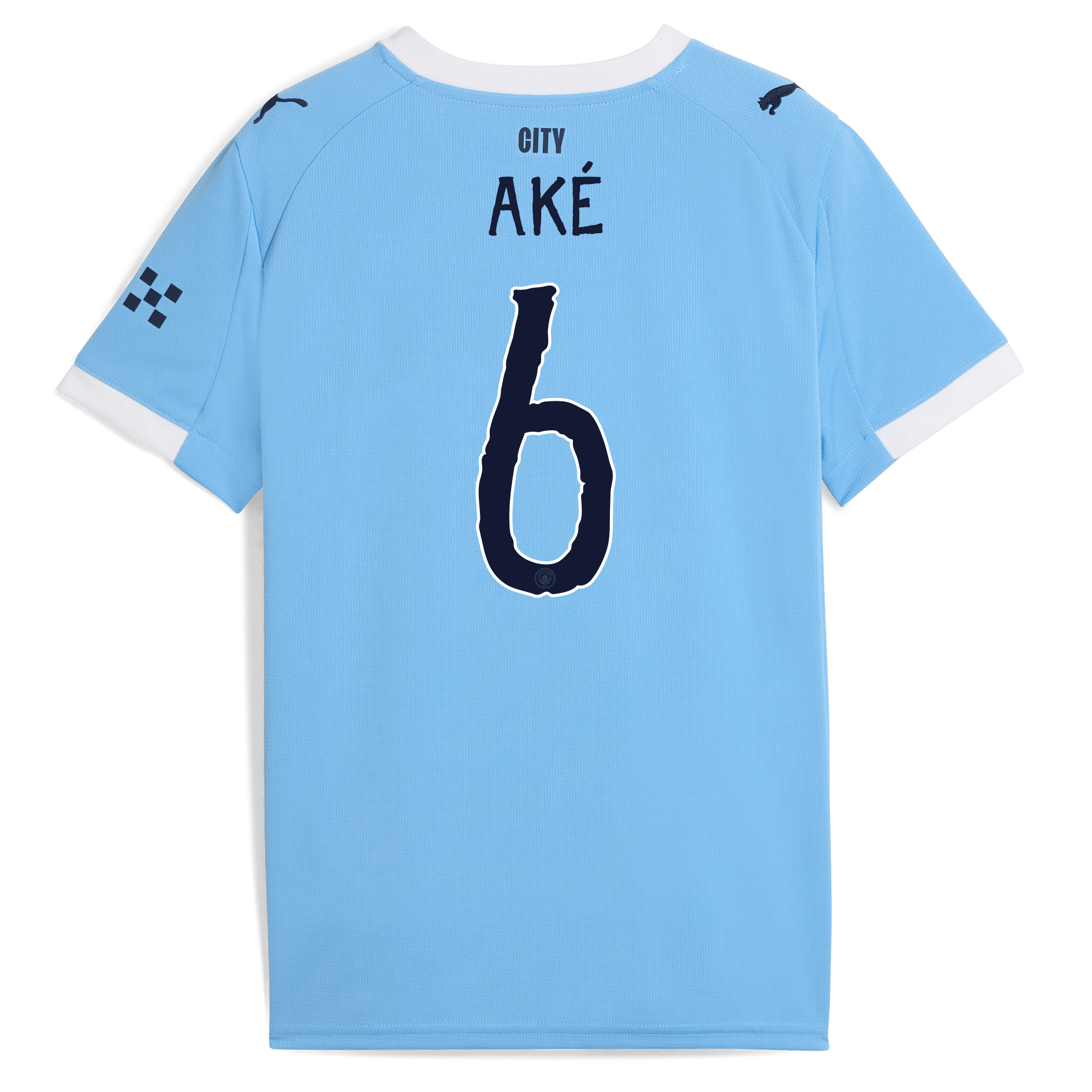 Manchester City kids manchester city kidsuper home jersey 202526 with ake 6 printing Collection - ManchesterCitystore.com