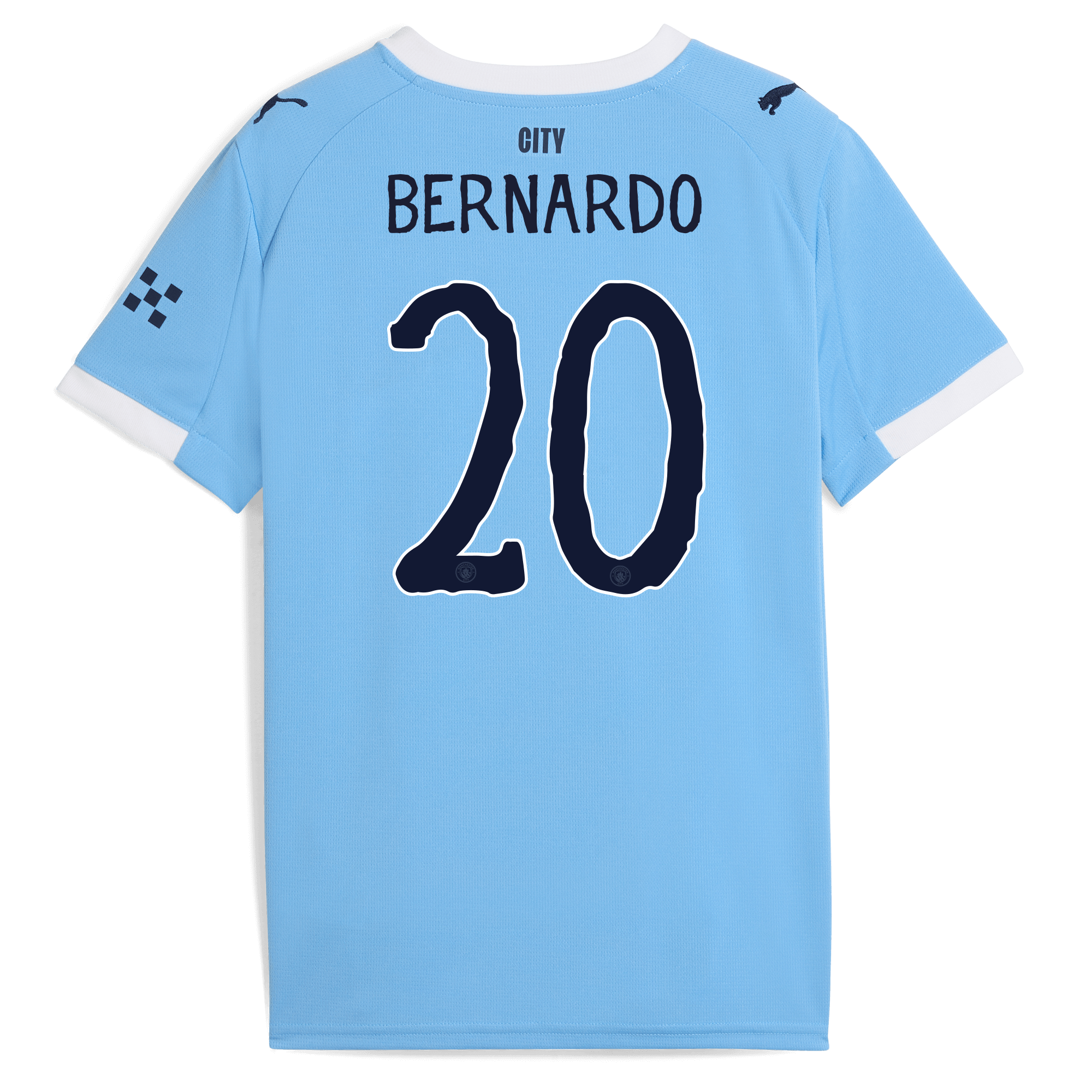 Manchester City kids manchester city kidsuper home jersey 202526 with bernardo 20 printing Collection - ManchesterCitystore.com