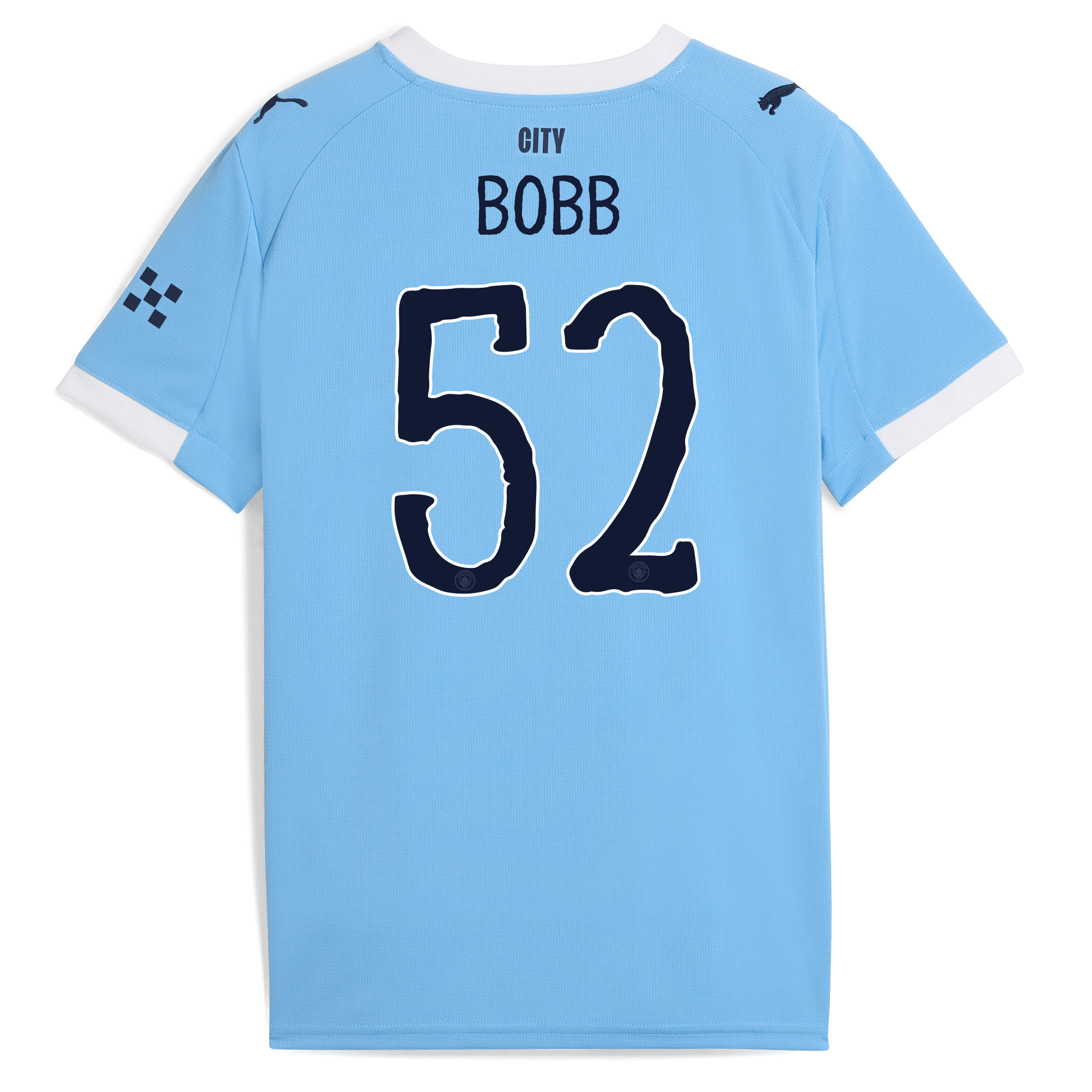 Manchester City kids manchester city kidsuper home jersey 202526 with bobb 52 printing Collection - ManchesterCitystore.com