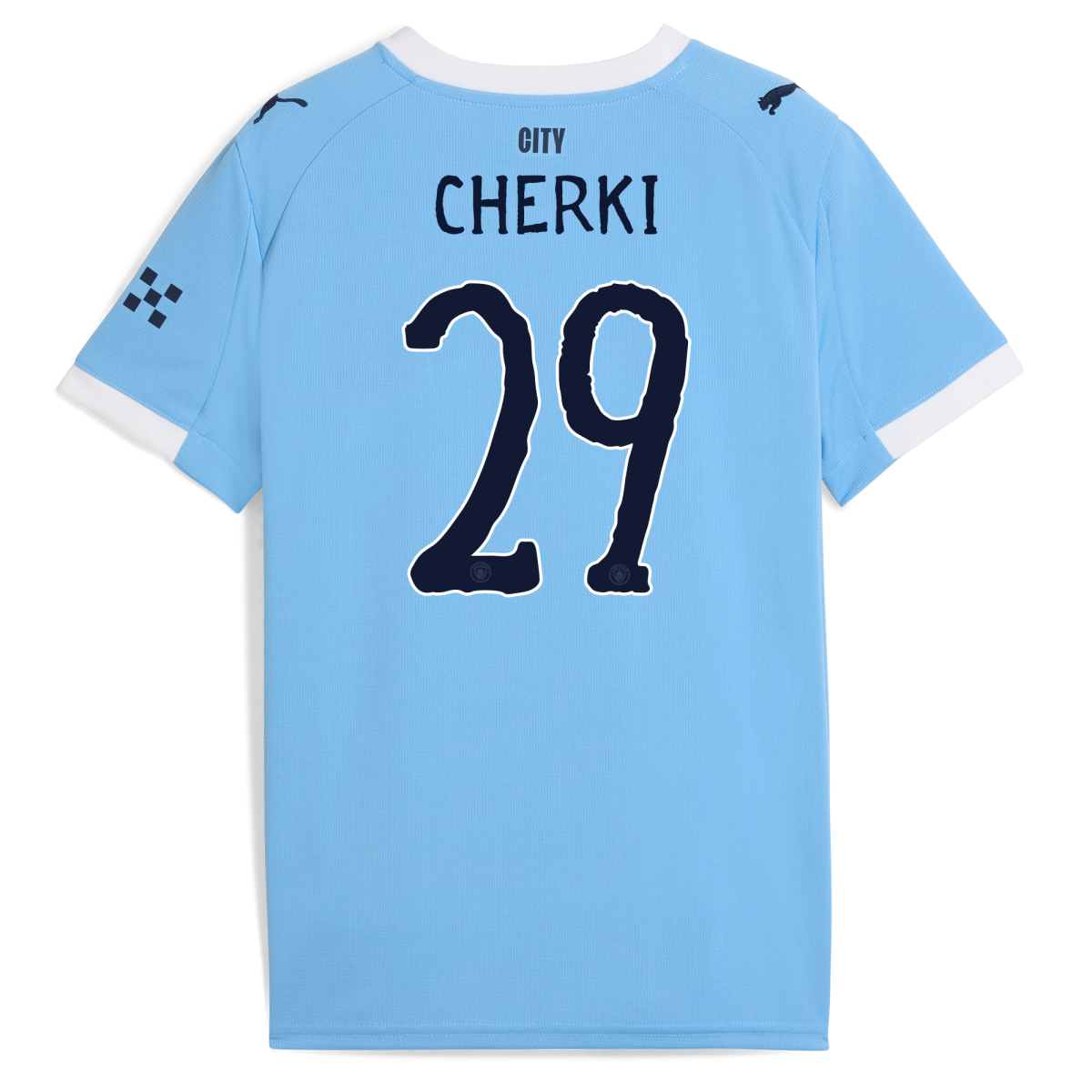 Manchester City kids manchester city kidsuper home jersey 202526 with cherki 29 printing Collection - ManchesterCitystore.com