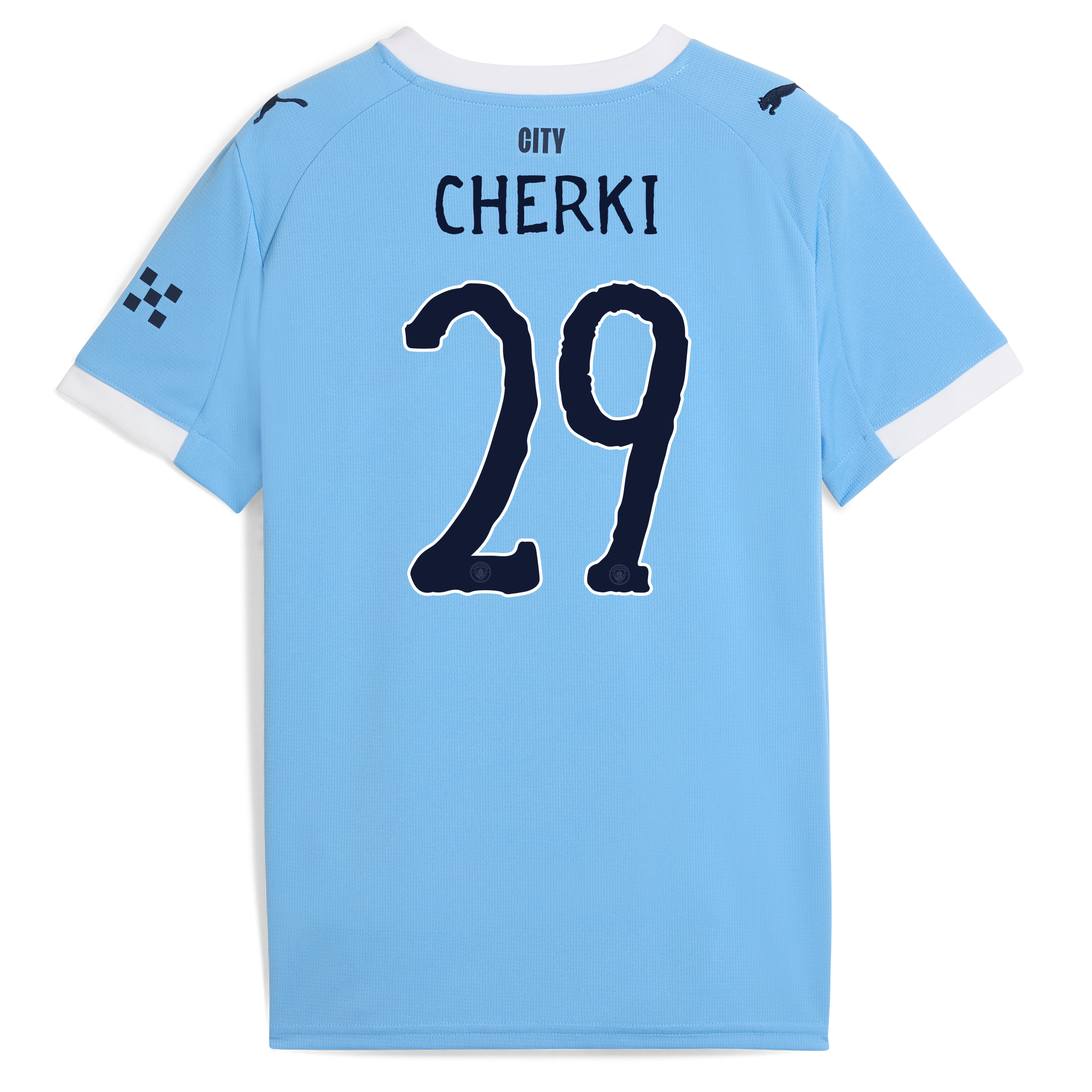 Manchester City kids manchester city kidsuper home jersey 202526 with cherki 29 printing Collection - ManchesterCitystore.com