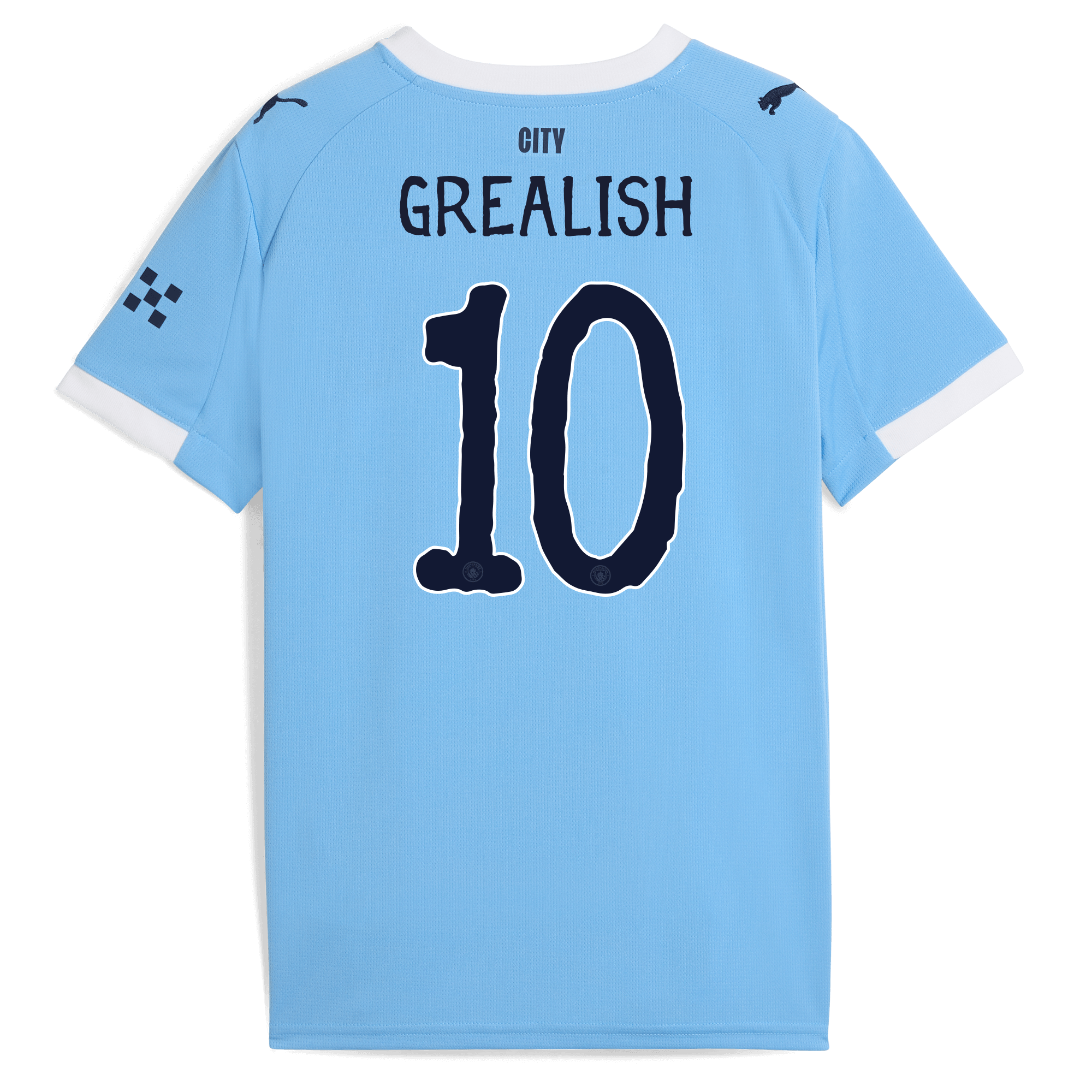 Manchester City kids manchester city kidsuper home jersey 202526 with grealish 10 printing Collection - ManchesterCitystore.com