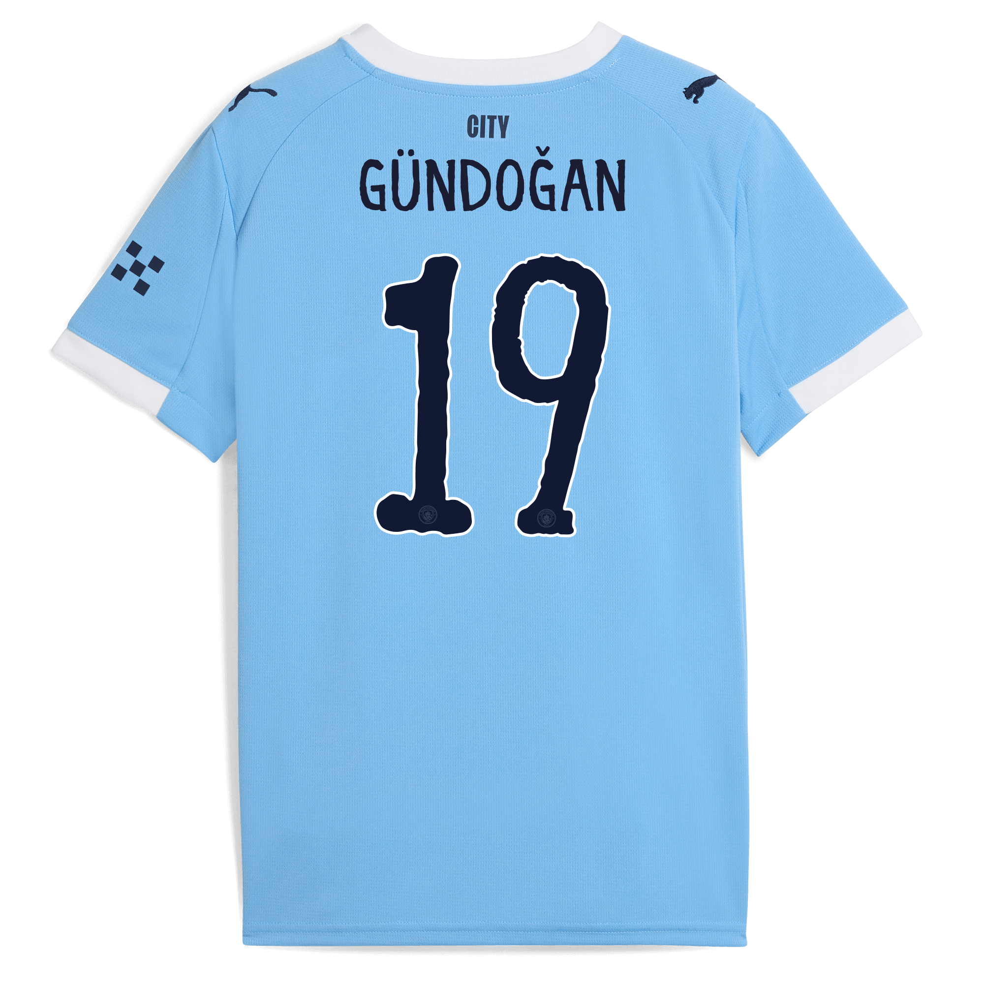 Manchester City kids manchester city kidsuper home jersey 202526 with gundogan 19 printing Collection - ManchesterCitystore.com