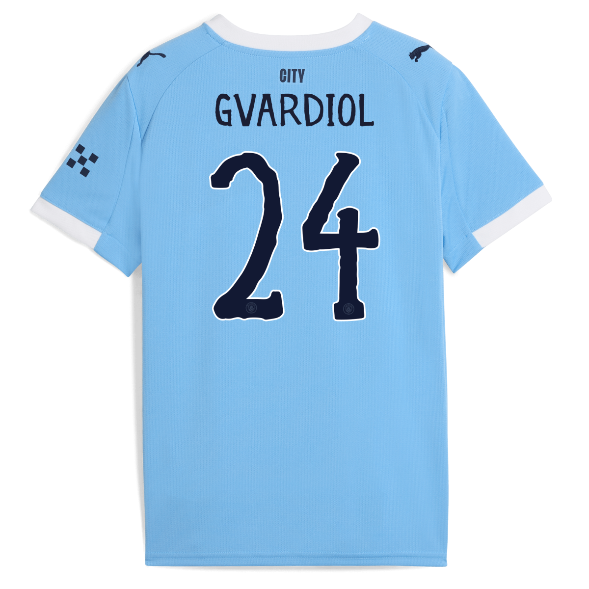 Manchester City kids manchester city kidsuper home jersey 202526 with gvardiol 24 printing Collection - ManchesterCitystore.com
