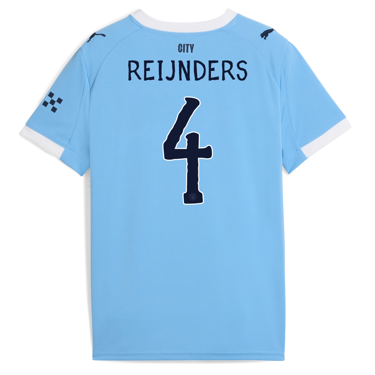 Manchester City kids manchester city kidsuper home jersey 202526 with reijnders 4 printing Collection - ManchesterCitystore.com