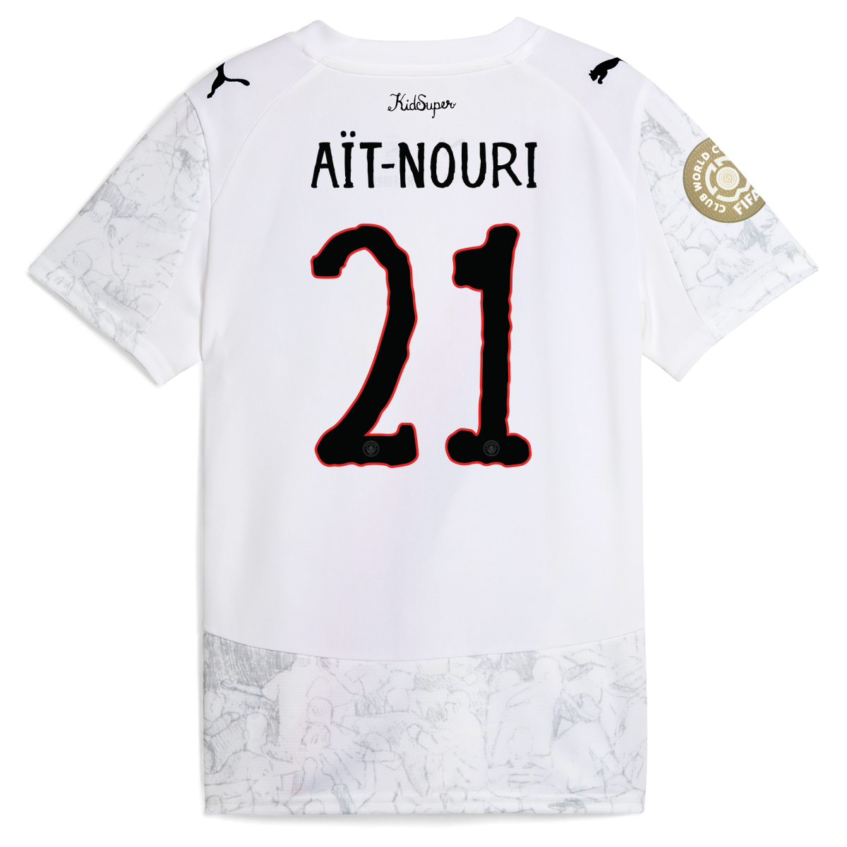 Manchester City kids manchester city kidsuper jersey 202526 club world cup with ait-nouri 21 printing Collection - ManchesterCitystore.com
