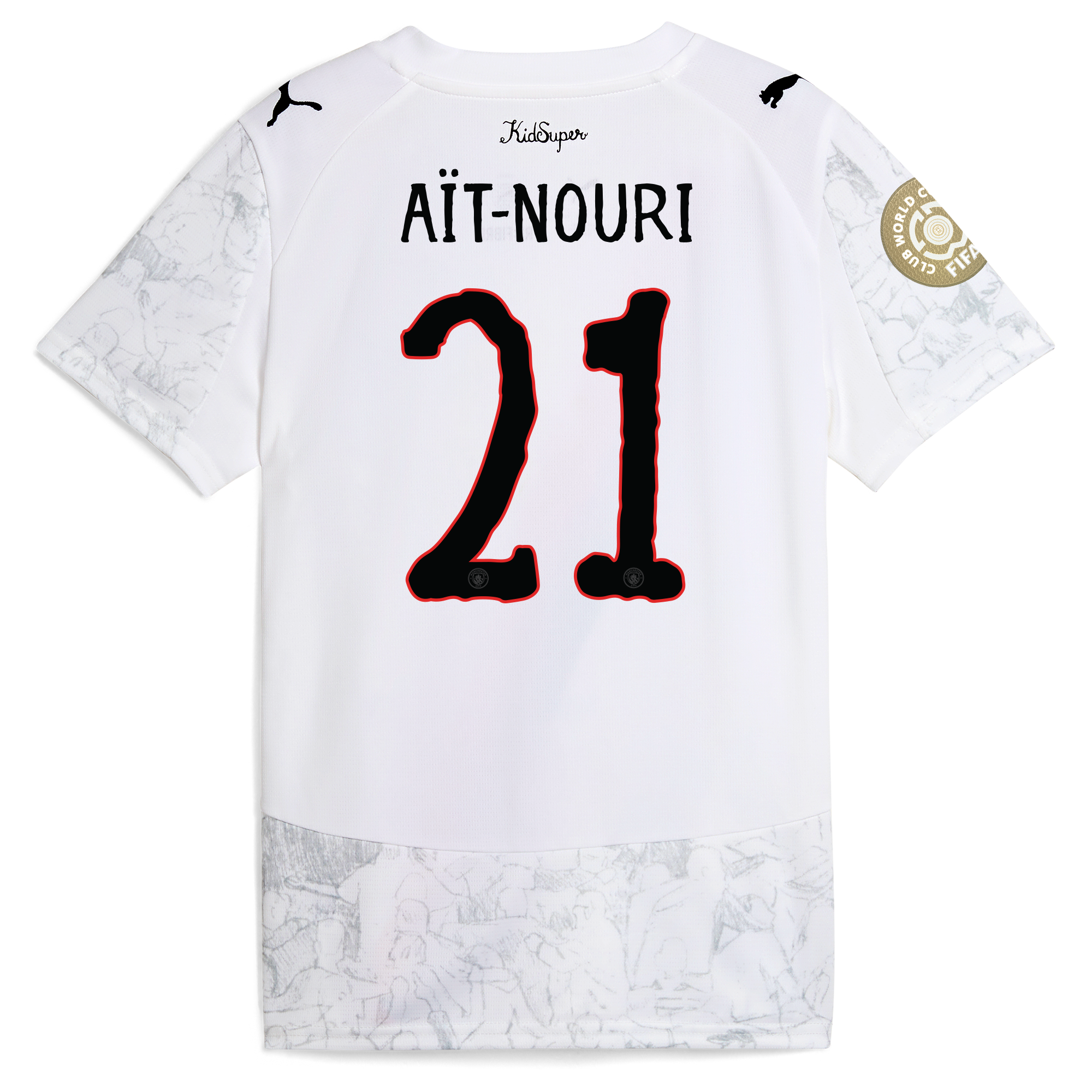 Manchester City kids manchester city kidsuper jersey 202526 club world cup with ait-nouri 21 printing Collection - ManchesterCitystore.com