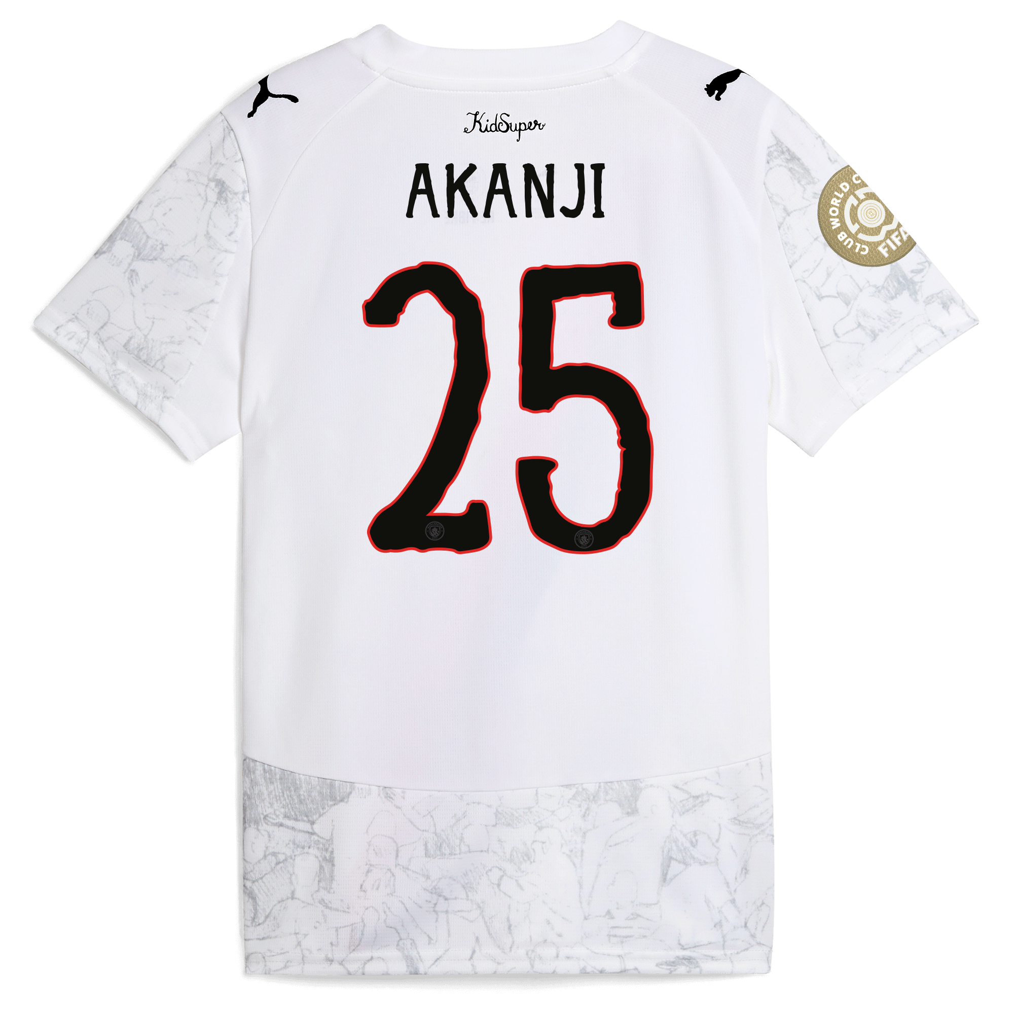 Manchester City kids manchester city kidsuper jersey 202526 club world cup with akanji 25 printing Collection - ManchesterCitystore.com