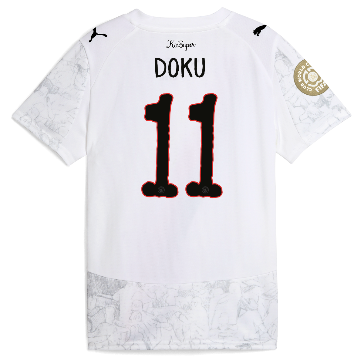 Manchester City kids manchester city kidsuper jersey 202526 club world cup with doku 11 printing Collection - ManchesterCitystore.com