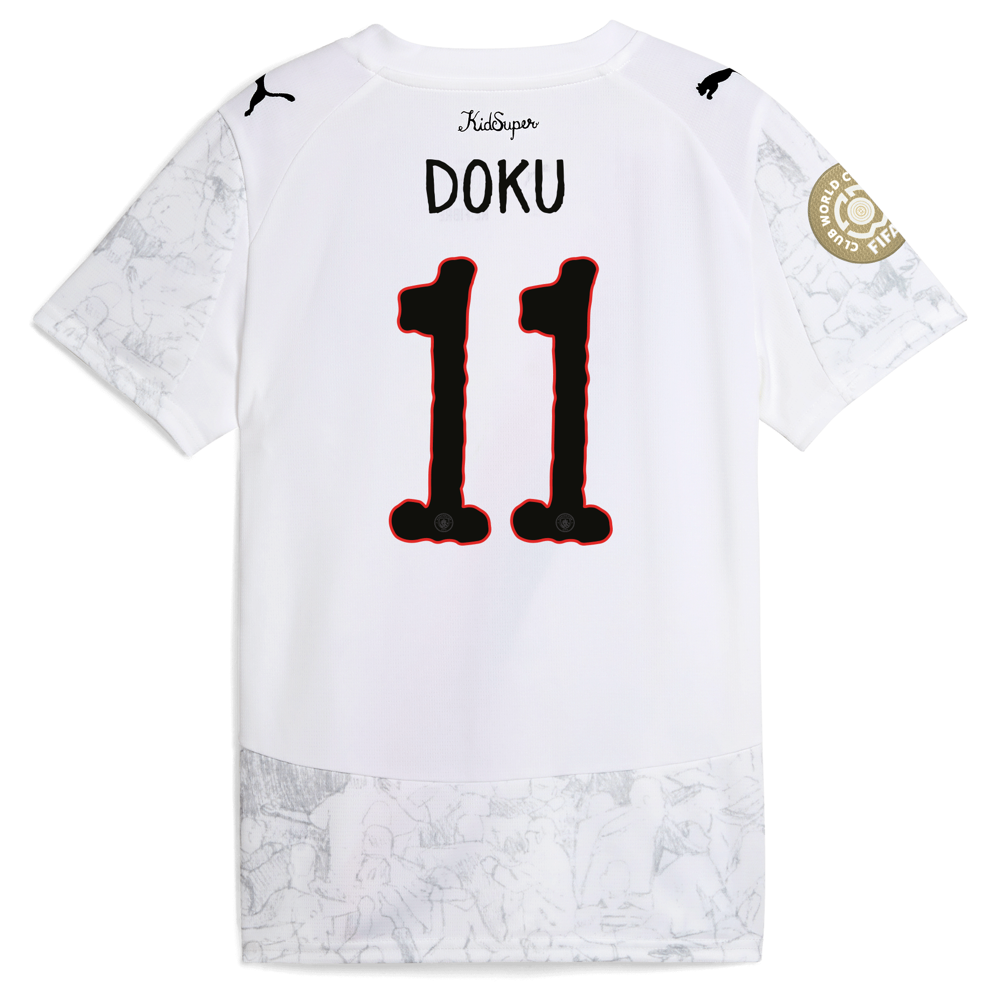 Manchester City kids manchester city kidsuper jersey 202526 club world cup with doku 11 printing Collection - ManchesterCitystore.com