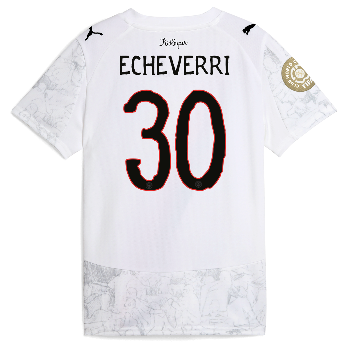 Manchester City kids manchester city kidsuper jersey 202526 club world cup with echeverri 30 printing Collection - ManchesterCitystore.com