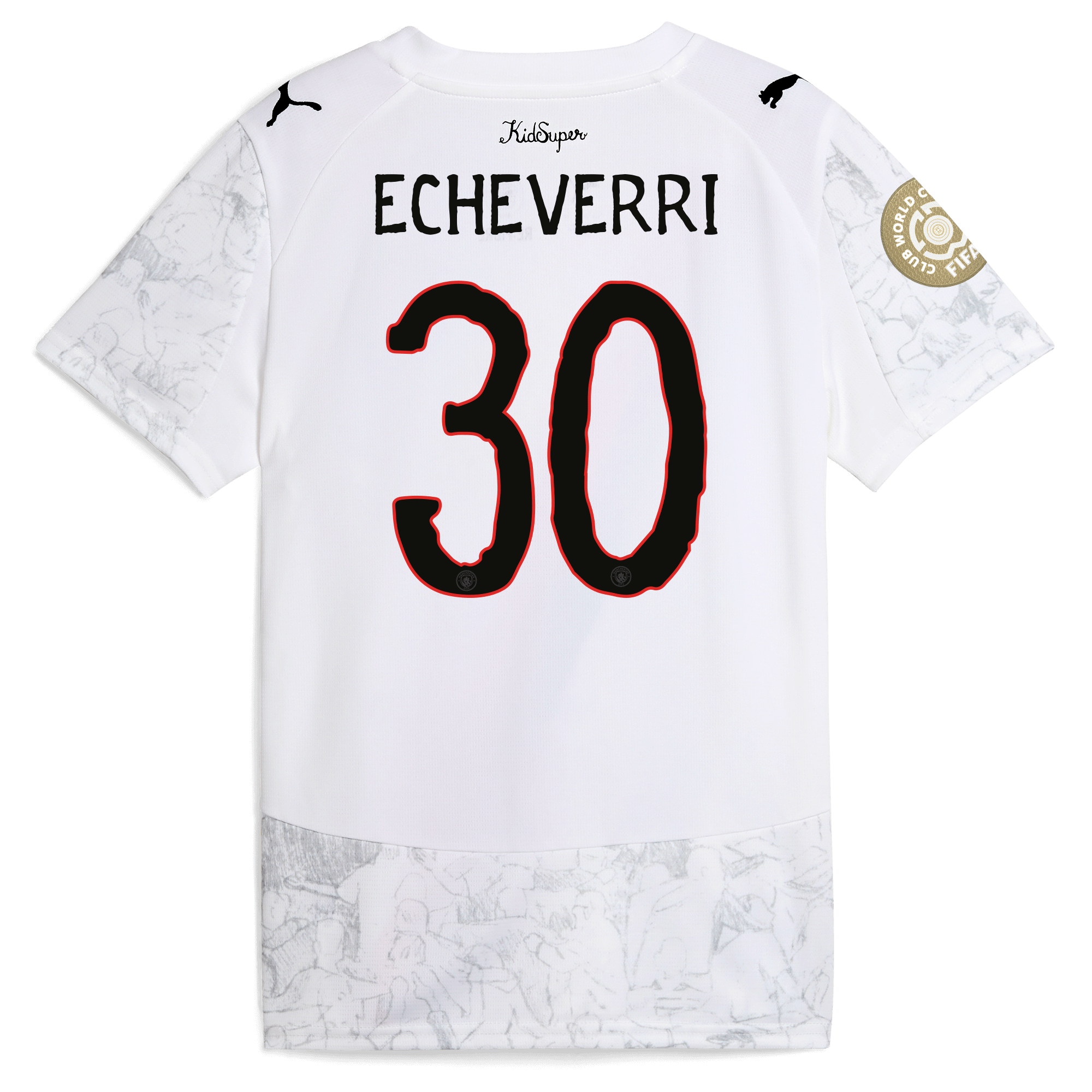 Manchester City kids manchester city kidsuper jersey 202526 club world cup with echeverri 30 printing Collection - ManchesterCitystore.com