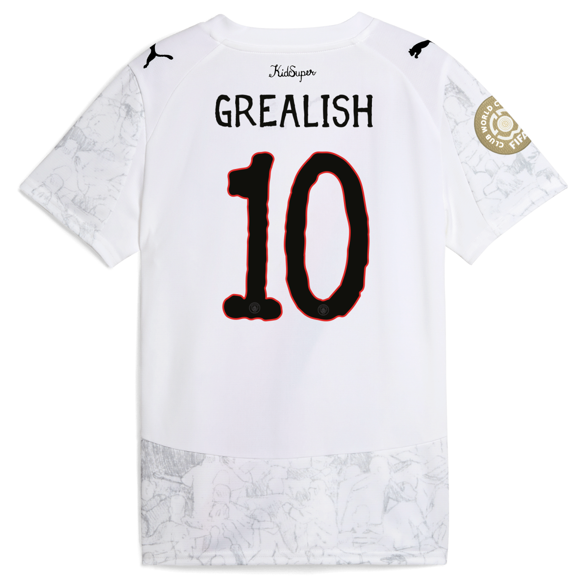 Manchester City kids manchester city kidsuper jersey 202526 club world cup with grealish 10 printing Collection - ManchesterCitystore.com