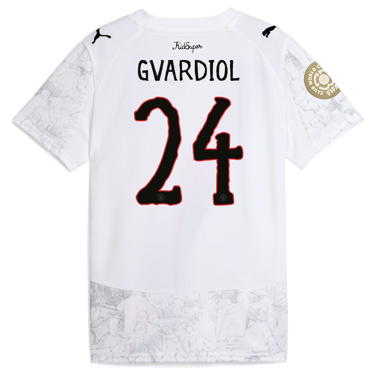 Manchester City kids manchester city kidsuper jersey 202526 club world cup with gvardiol 24 printing Collection - ManchesterCitystore.com