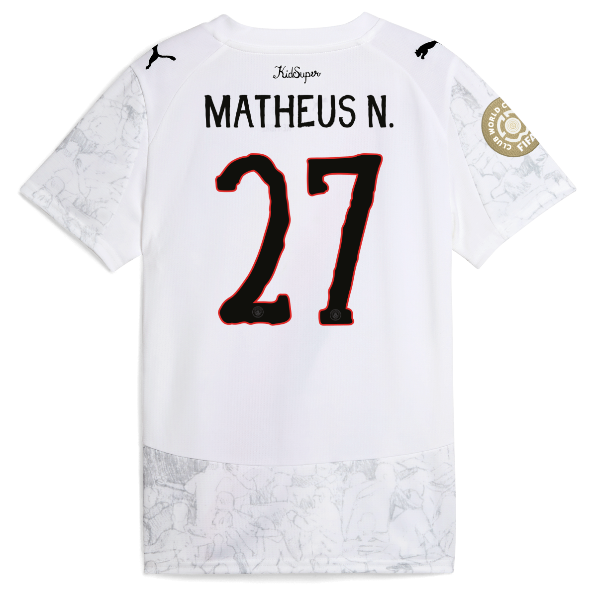 Manchester City kids manchester city kidsuper jersey 202526 club world cup with matheus n. 27 printing Collection - ManchesterCitystore.com