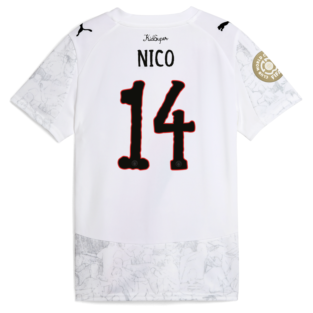 Manchester City kids manchester city kidsuper jersey 202526 club world cup with nico 14 printing Collection - ManchesterCitystore.com