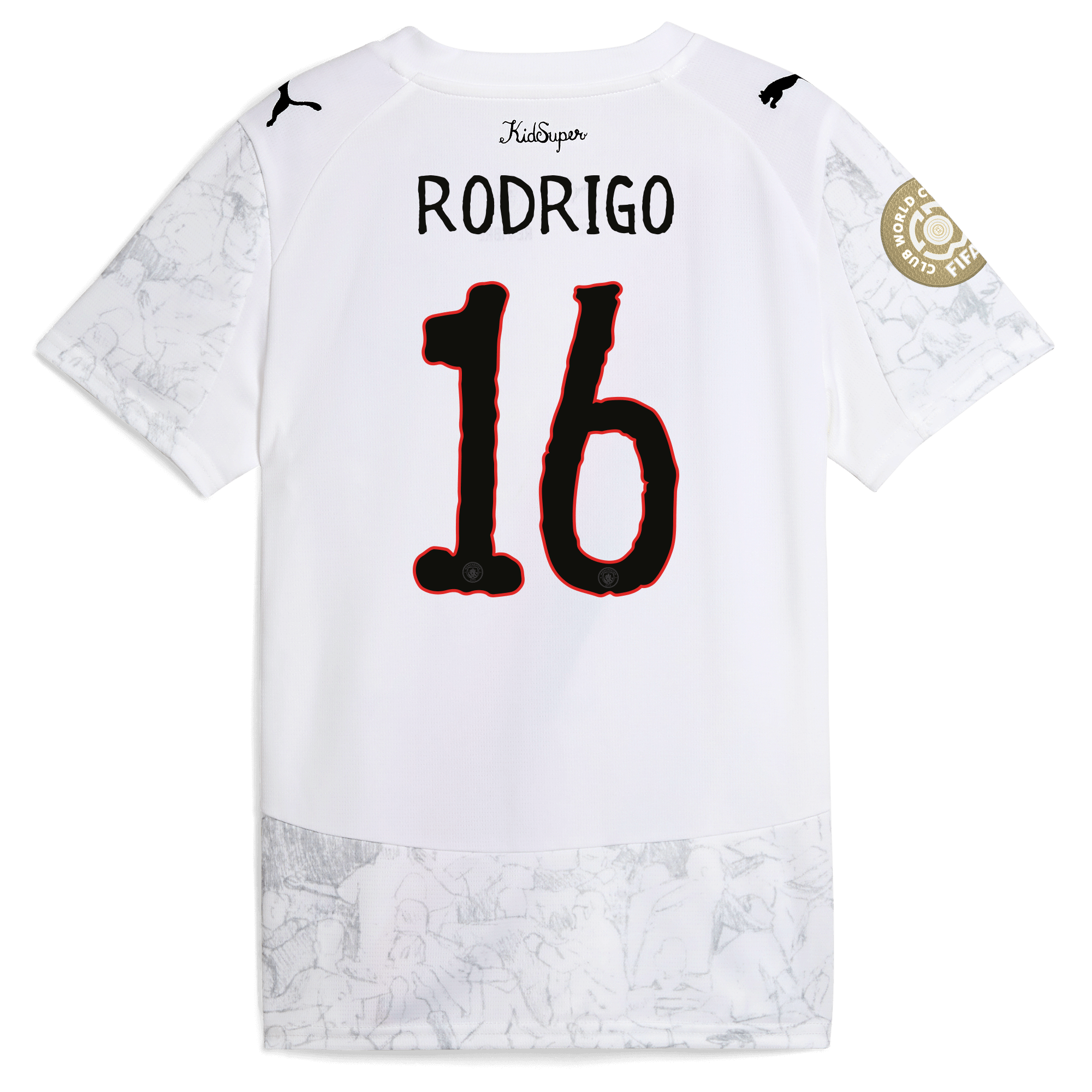 Manchester City kids manchester city kidsuper jersey 202526 club world cup with rodrigo 16 printing Collection - ManchesterCitystore.com