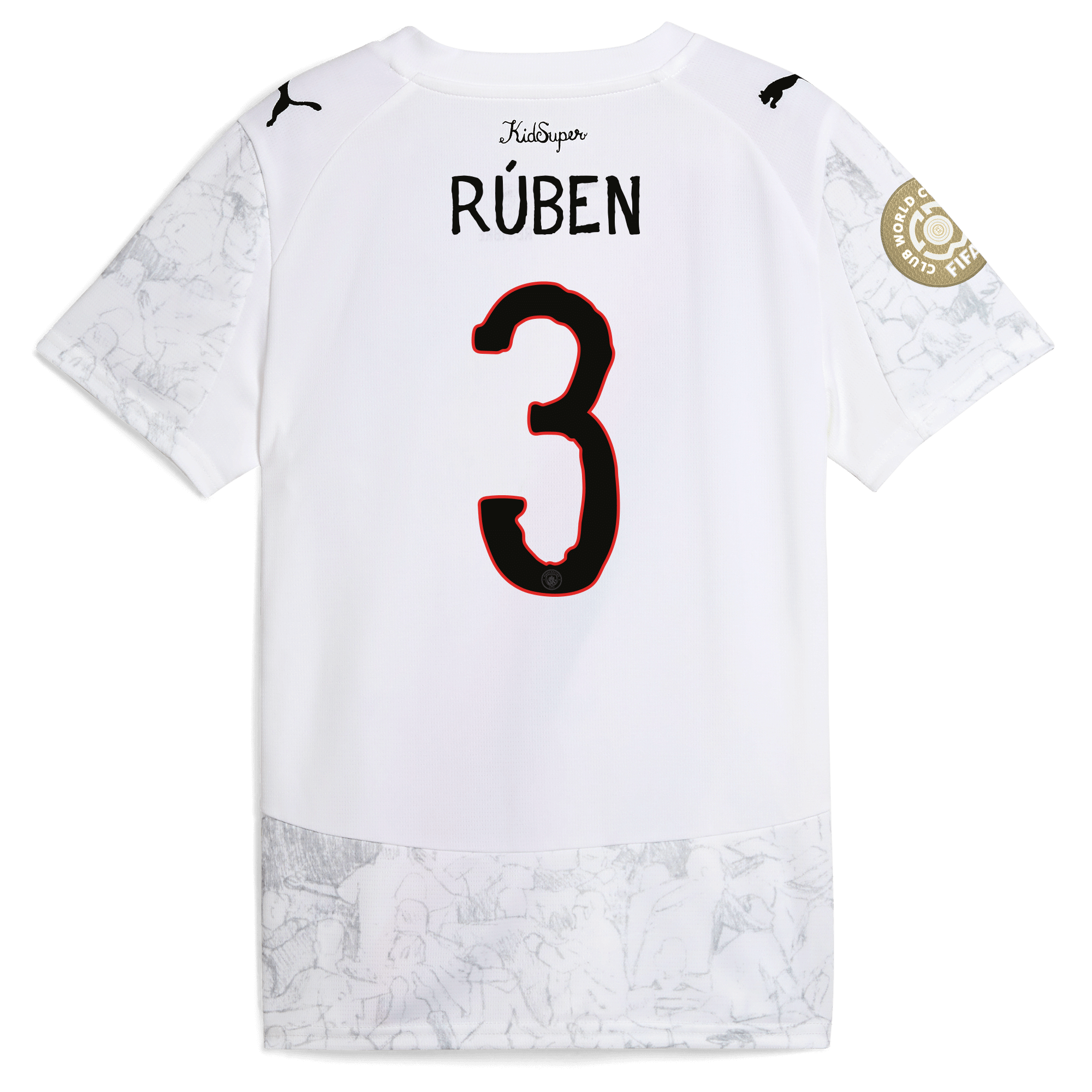 Manchester City kids manchester city kidsuper jersey 202526 club world cup with ruben 3 printing Collection - ManchesterCitystore.com