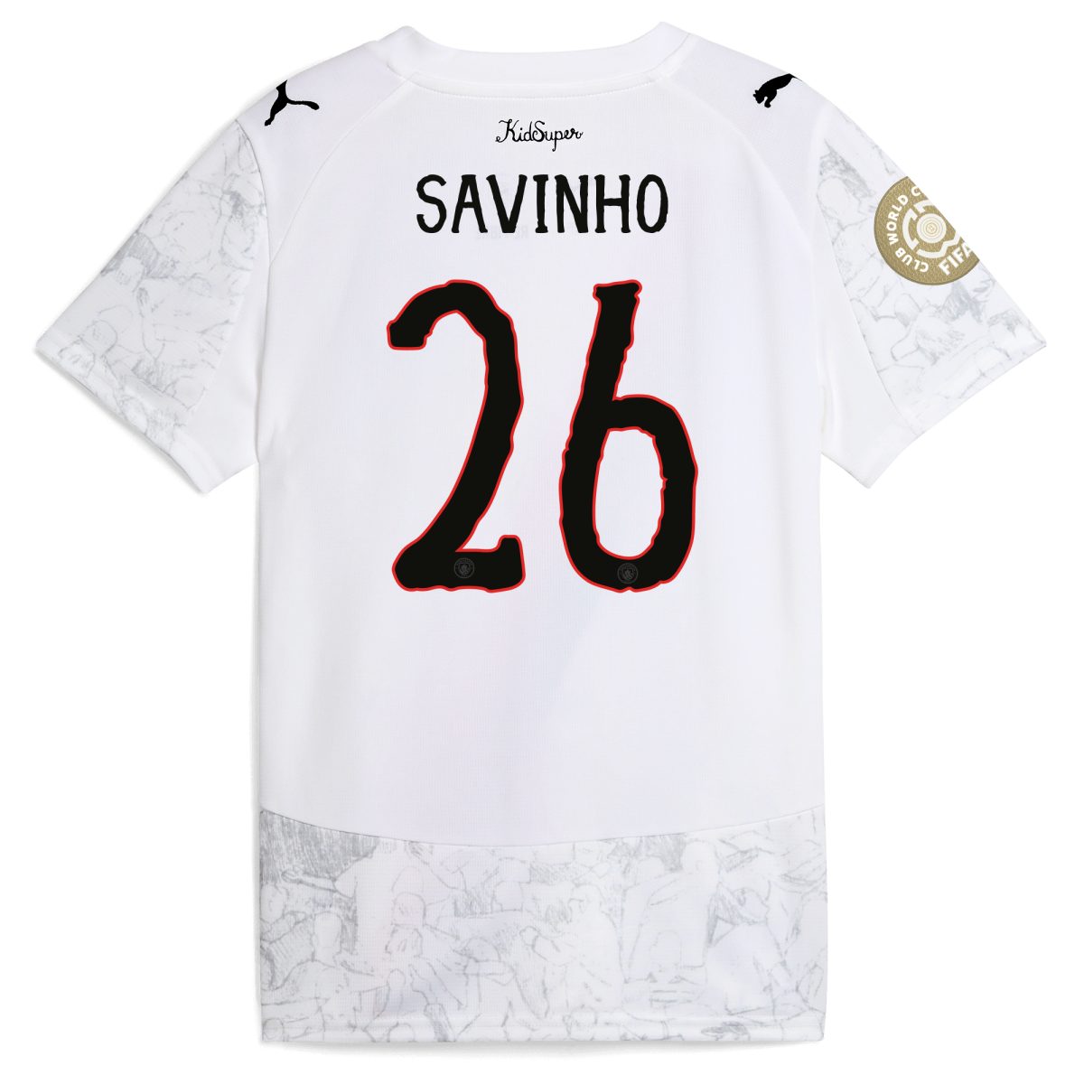 Manchester City kids manchester city kidsuper jersey 202526 club world cup with savinho 26 printing Collection - ManchesterCitystore.com