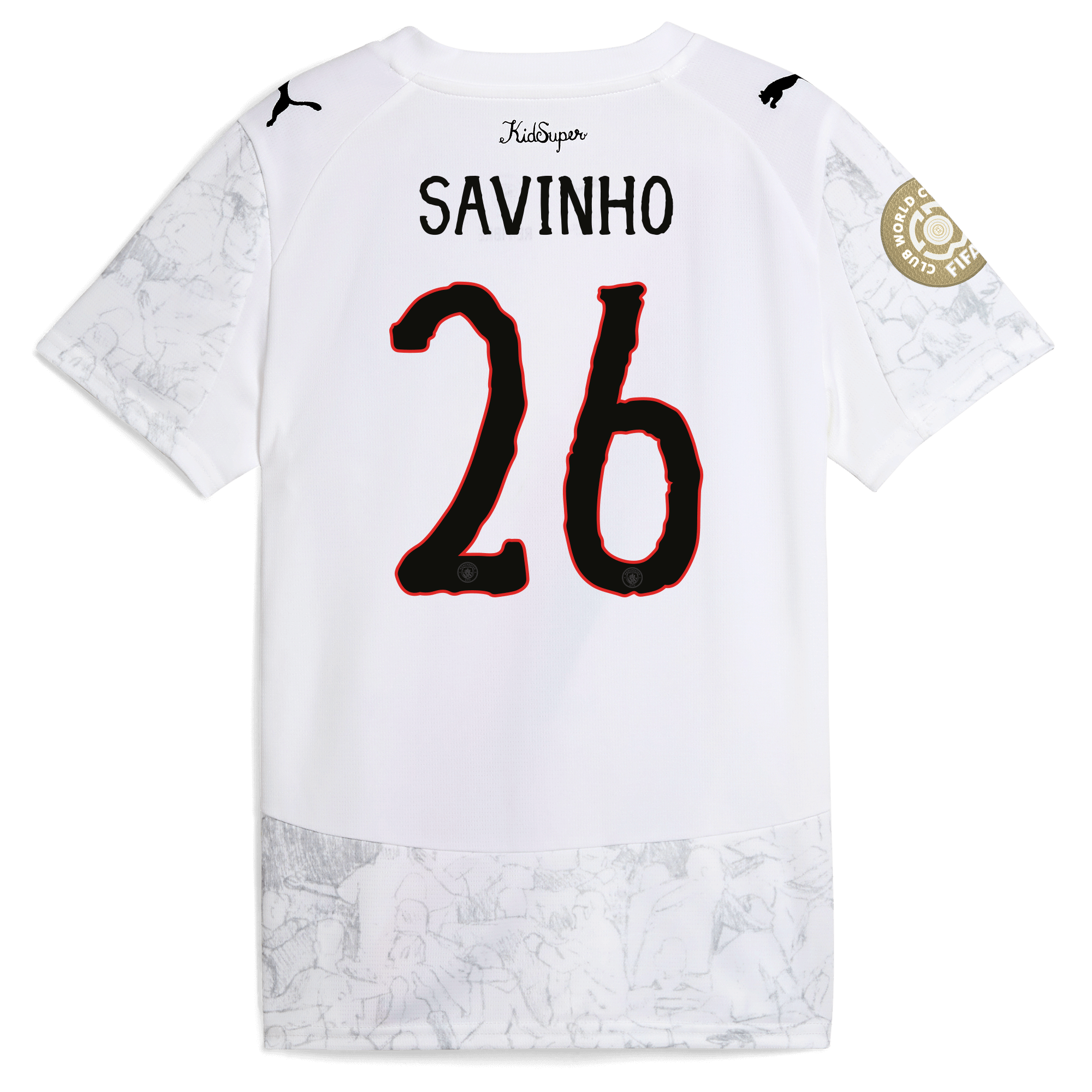 Manchester City kids manchester city kidsuper jersey 202526 club world cup with savinho 26 printing Collection - ManchesterCitystore.com