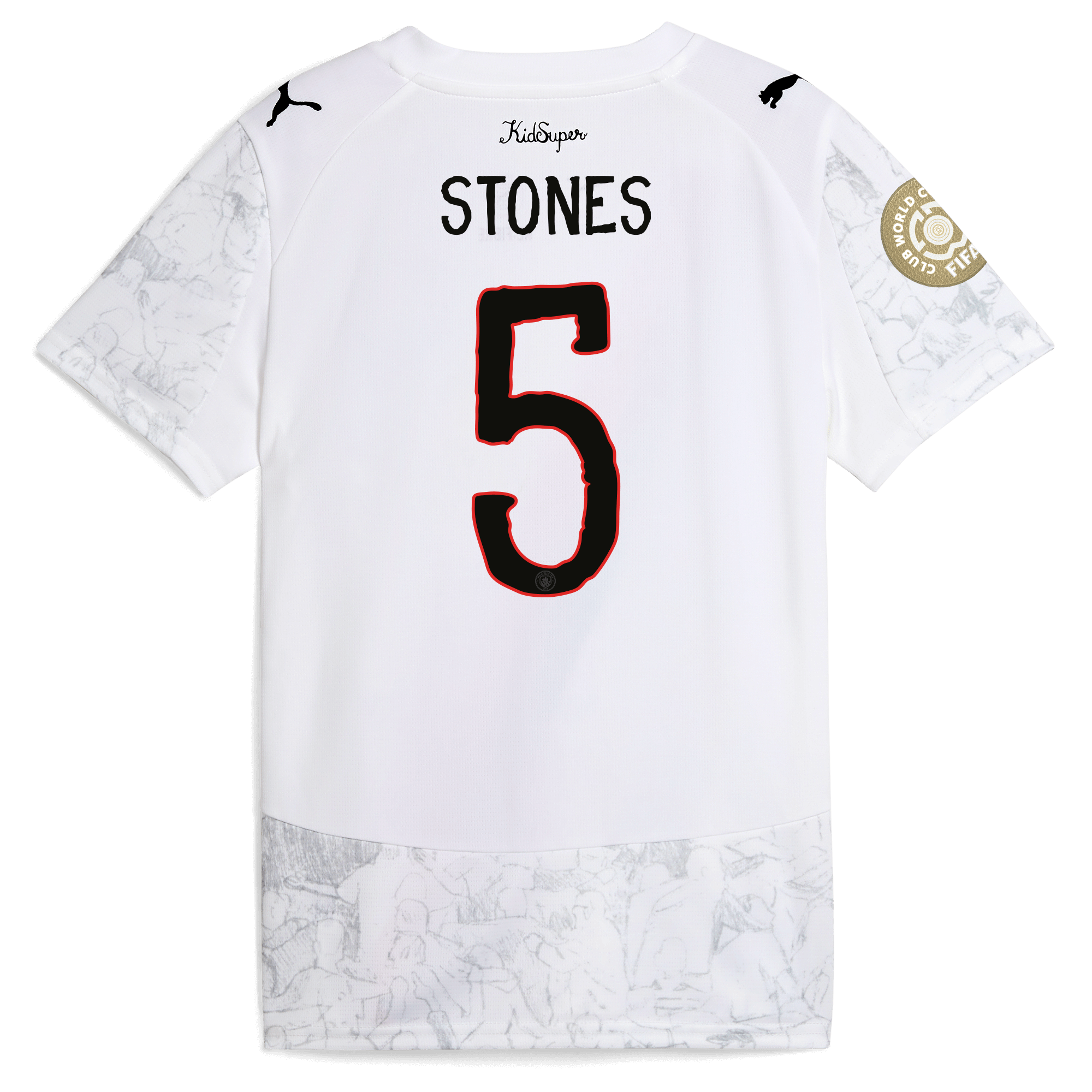Manchester City kids manchester city kidsuper jersey 202526 club world cup with stones 5 printing Collection - ManchesterCitystore.com