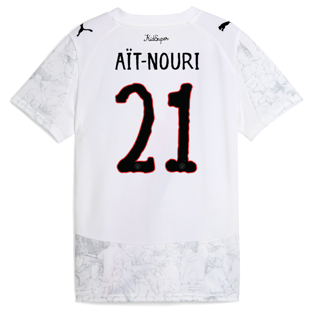 Manchester City kids manchester city kidsuper jersey 202526 with ait-nouri 21 printing Collection - ManchesterCitystore.com