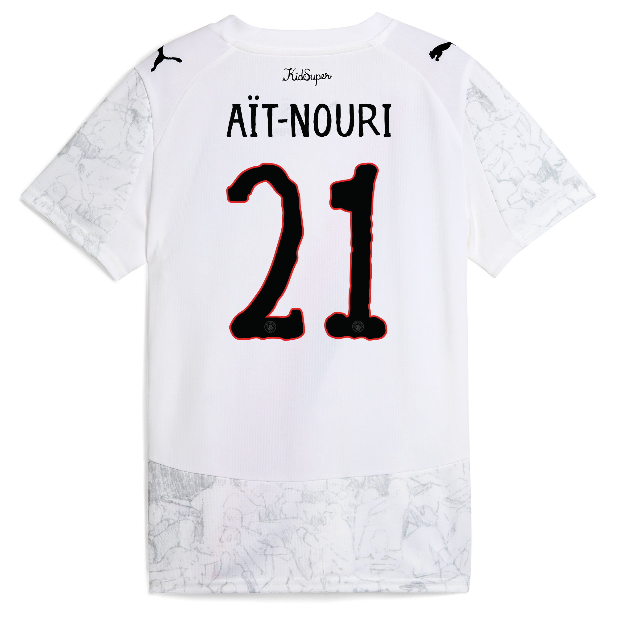 Manchester City kids manchester city kidsuper jersey 202526 with ait-nouri 21 printing Collection - ManchesterCitystore.com