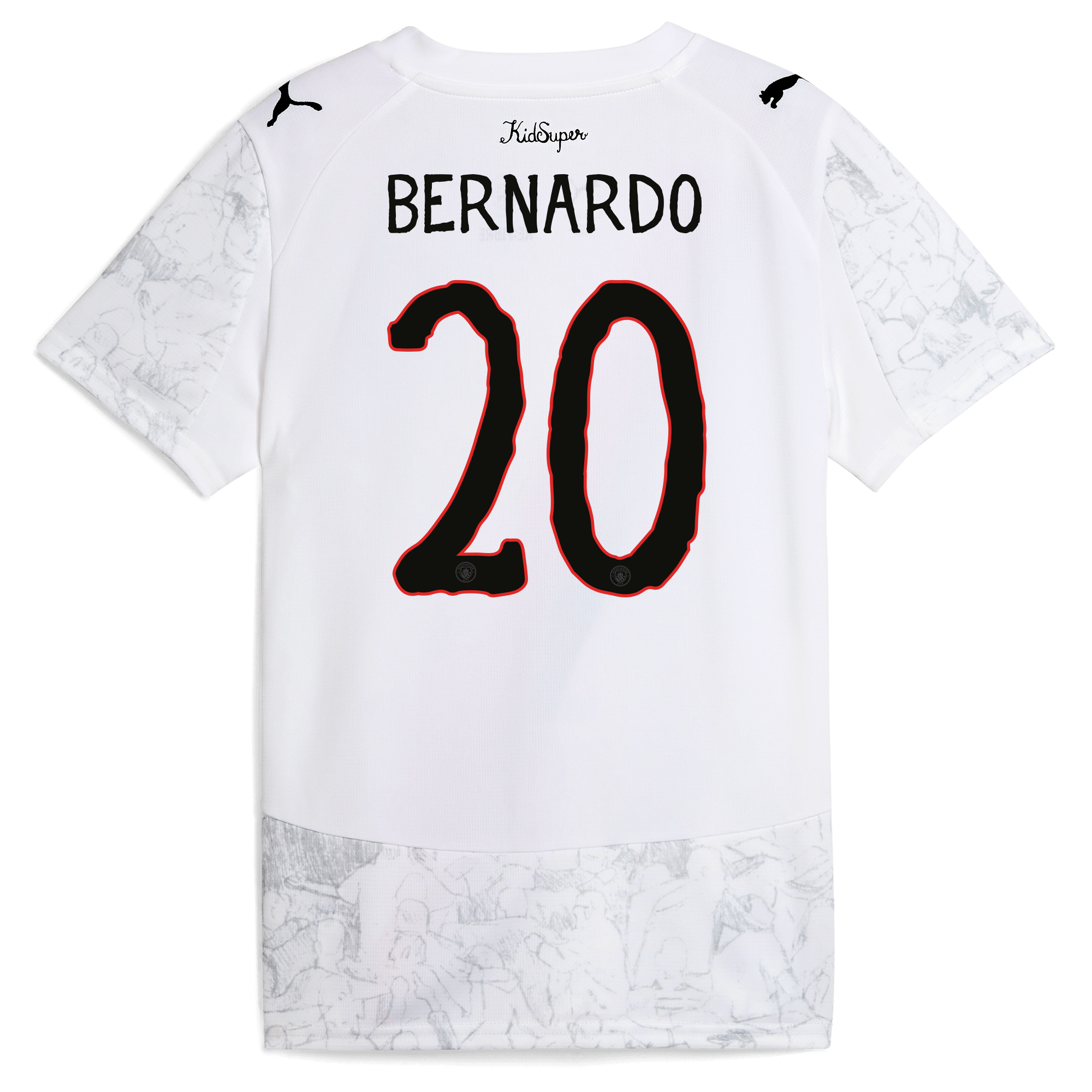 Manchester City kids manchester city kidsuper jersey 202526 with bernardo 20 printing Collection - ManchesterCitystore.com