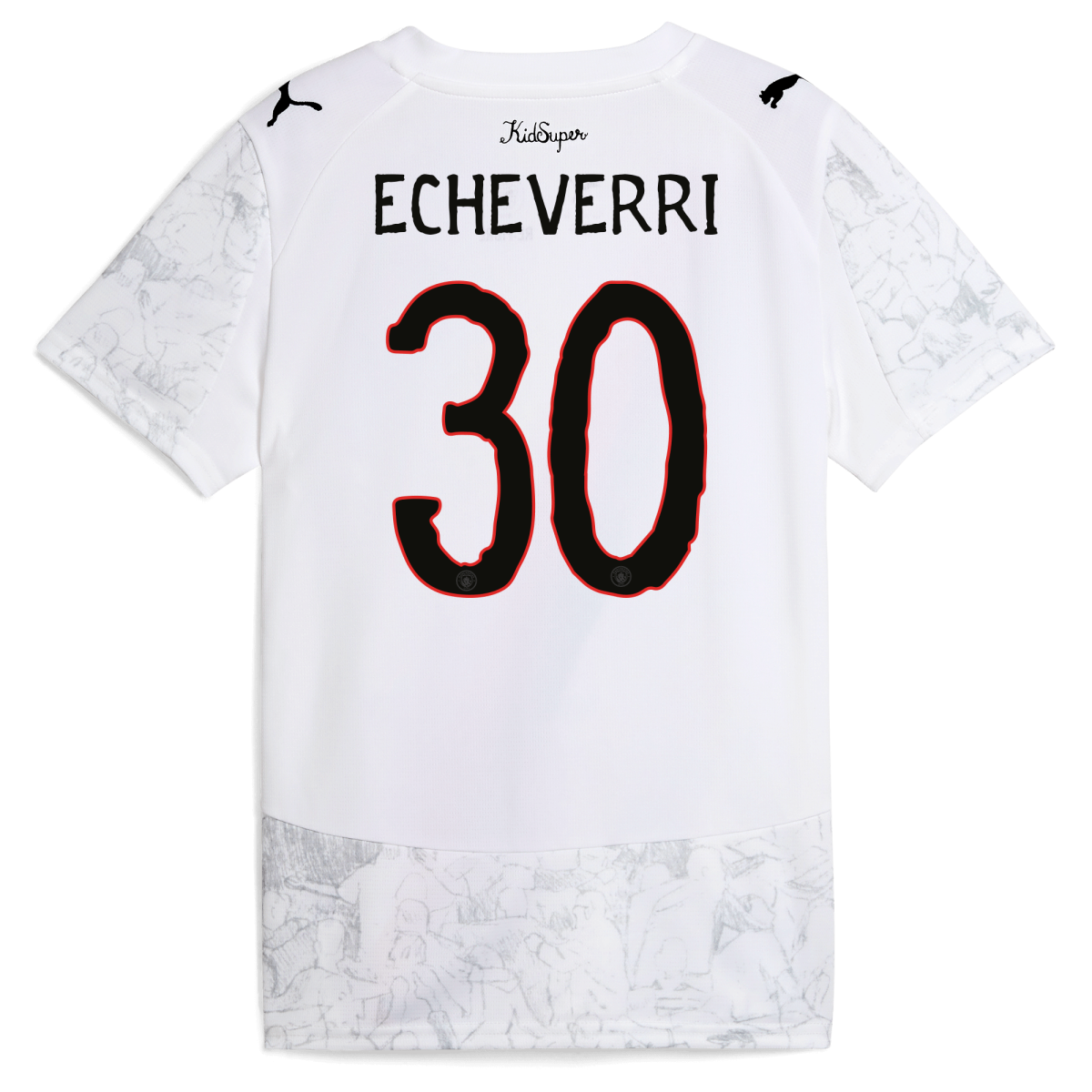 Manchester City kids manchester city kidsuper jersey 202526 with echeverri 30 printing Collection - ManchesterCitystore.com