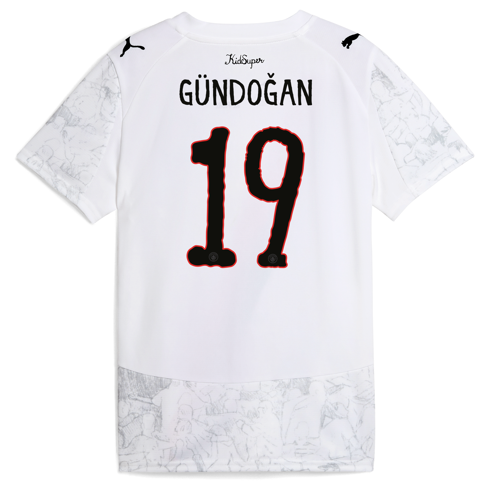 Manchester City kids manchester city kidsuper jersey 202526 with gundogan 19 printing Collection - ManchesterCitystore.com