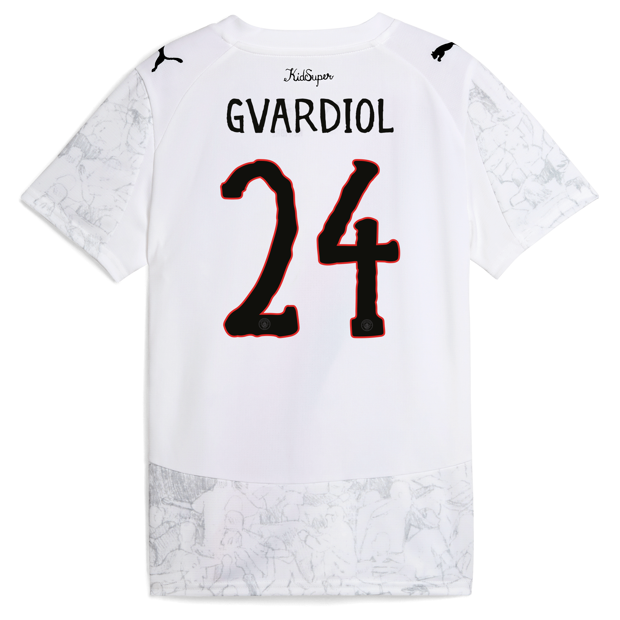 Manchester City kids manchester city kidsuper jersey 202526 with gvardiol 24 printing Collection - ManchesterCitystore.com