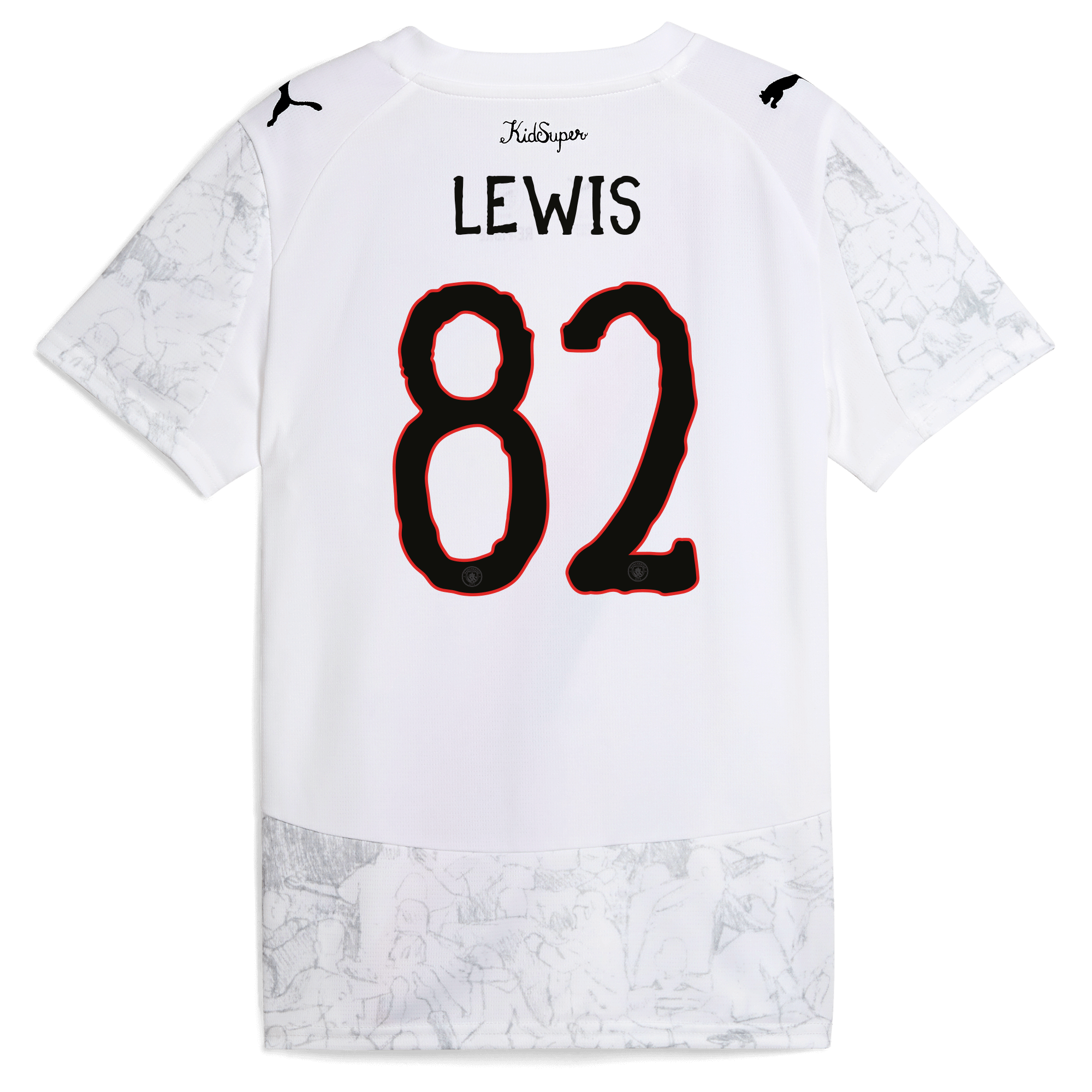 Manchester City kids manchester city kidsuper jersey 202526 with lewis 82 printing Collection - ManchesterCitystore.com