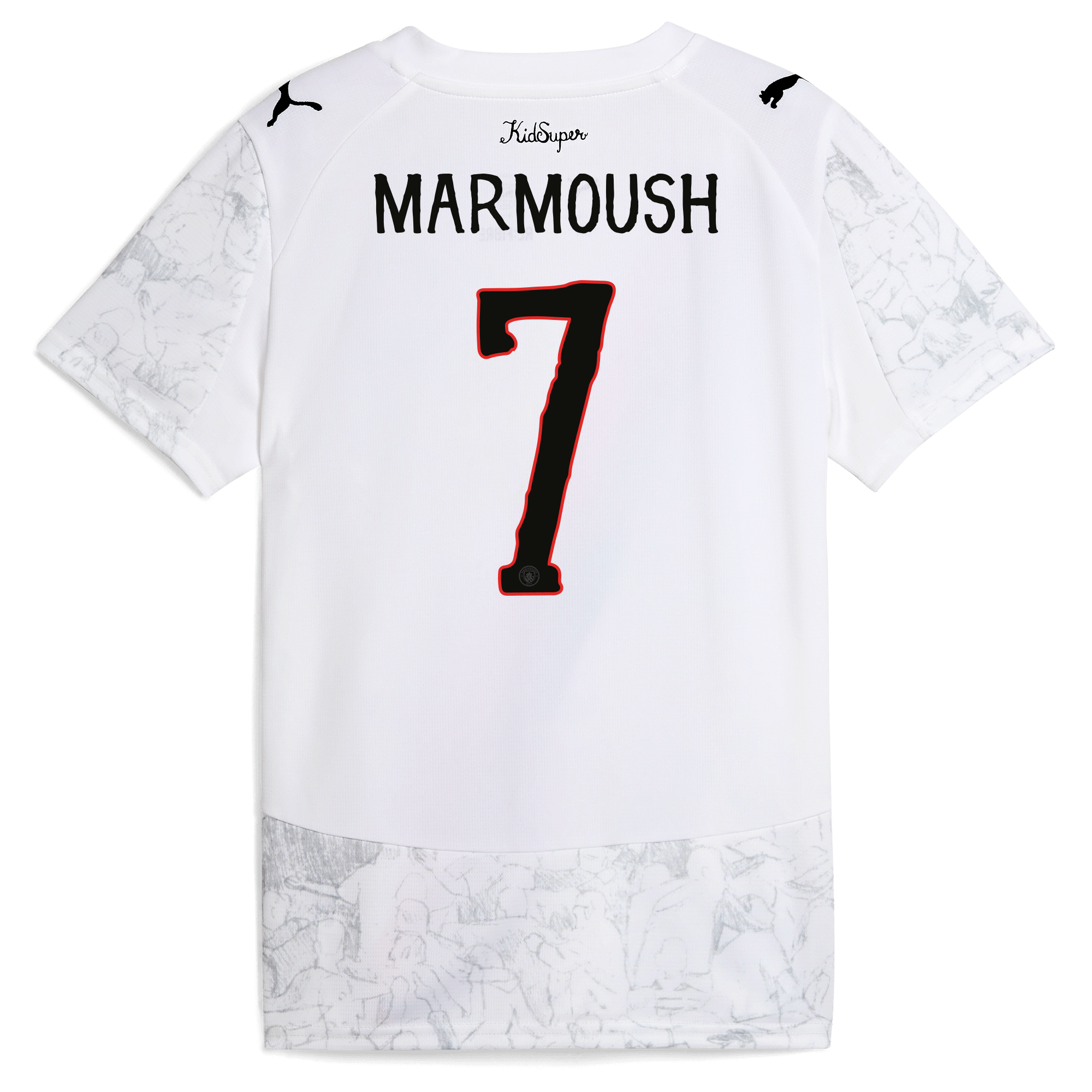 Manchester City kids manchester city kidsuper jersey 202526 with marmoush 7 printing Collection - ManchesterCitystore.com