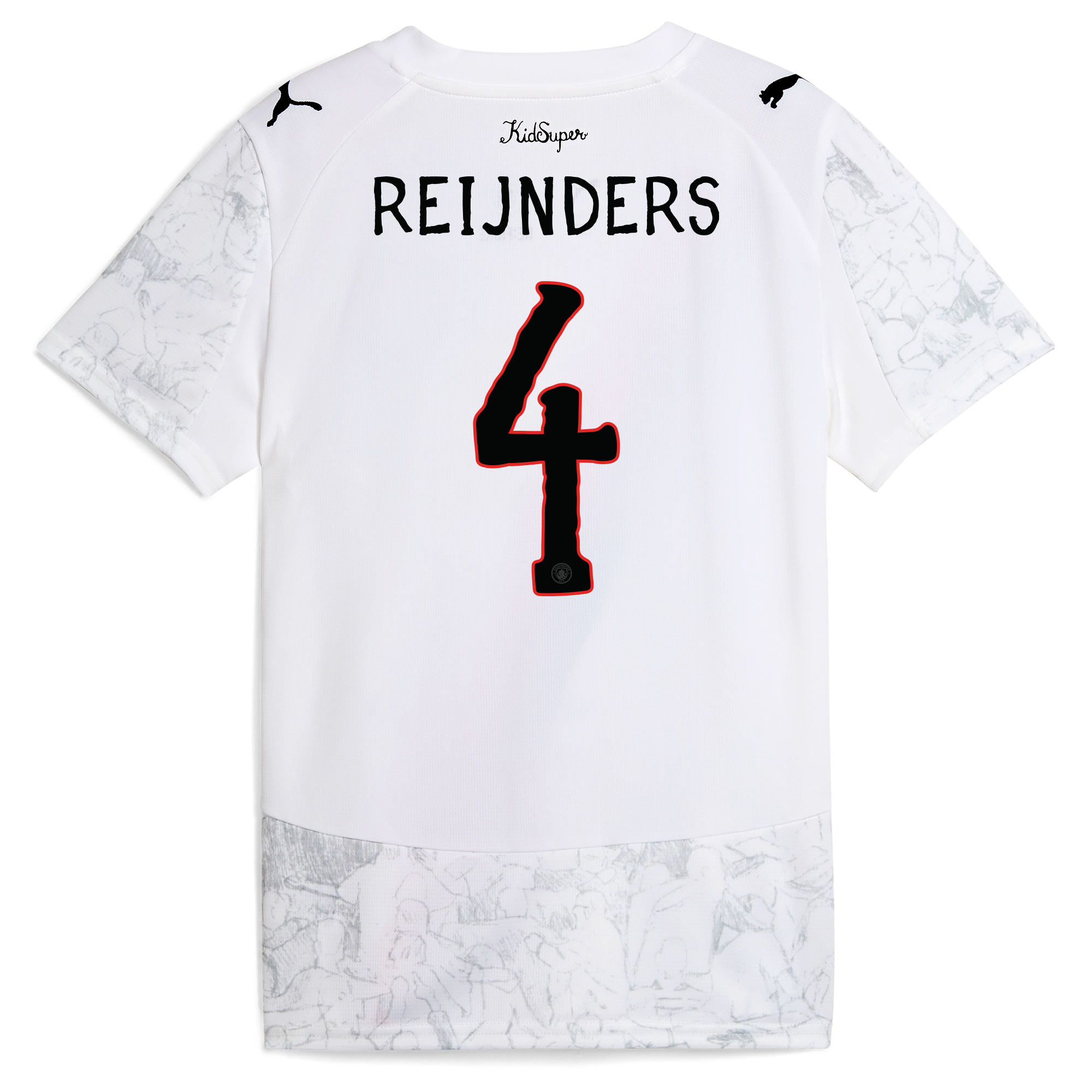 Manchester City kids manchester city kidsuper jersey 202526 with reijnders 4 printing Collection - ManchesterCitystore.com
