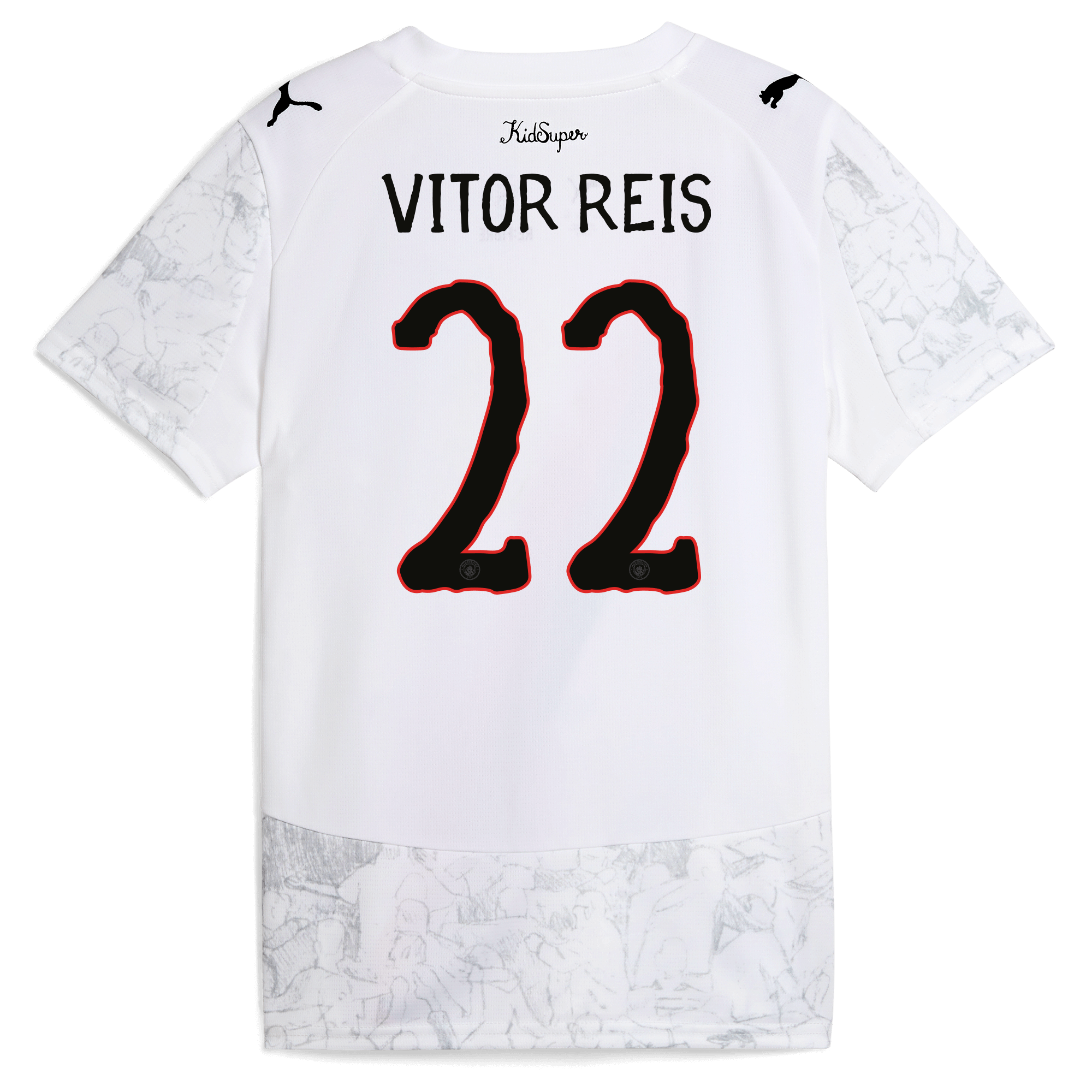 Manchester City kids manchester city kidsuper jersey 202526 with vitor reis 22 printing Collection - ManchesterCitystore.com