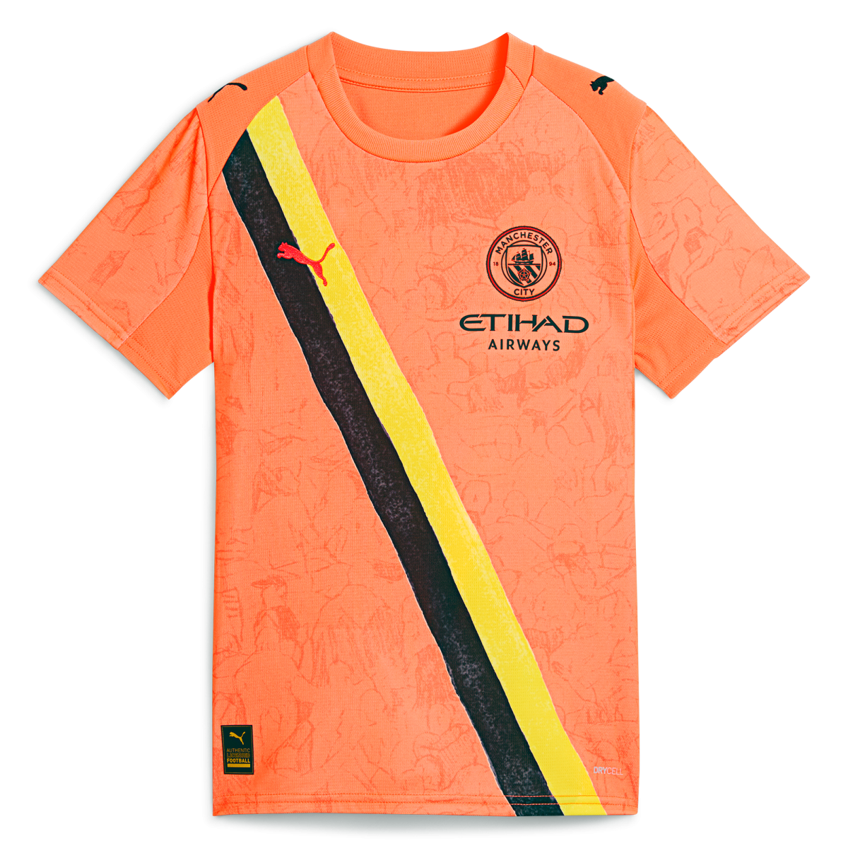 Manchester City kids manchester city kidsuper jersey orange 202526 Collection - ManchesterCitystore.com