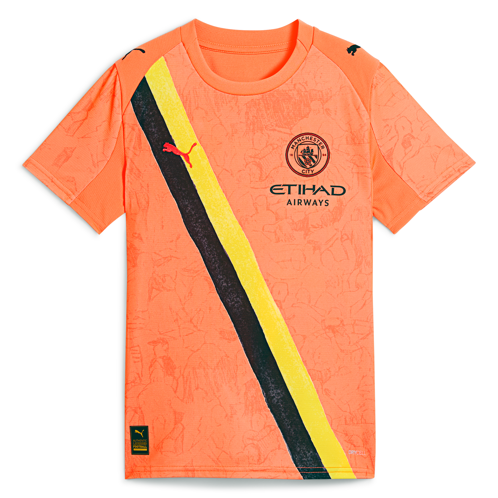 Manchester City kids manchester city kidsuper jersey orange 202526 Collection - ManchesterCitystore.com