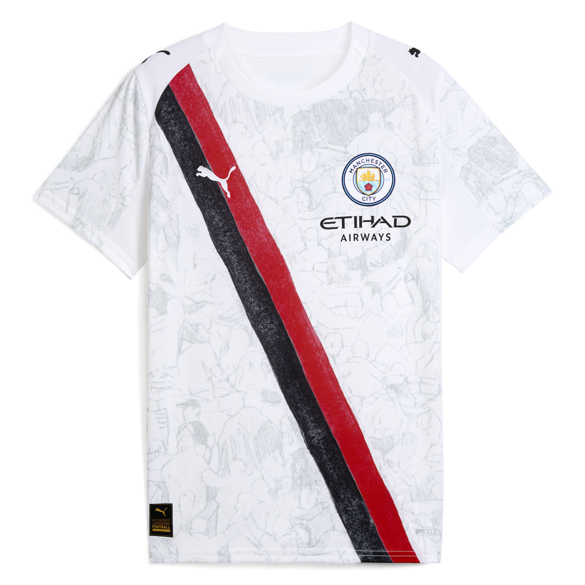 Manchester City kids manchester city kidsuper jersey white 202526 Collection - ManchesterCitystore.com