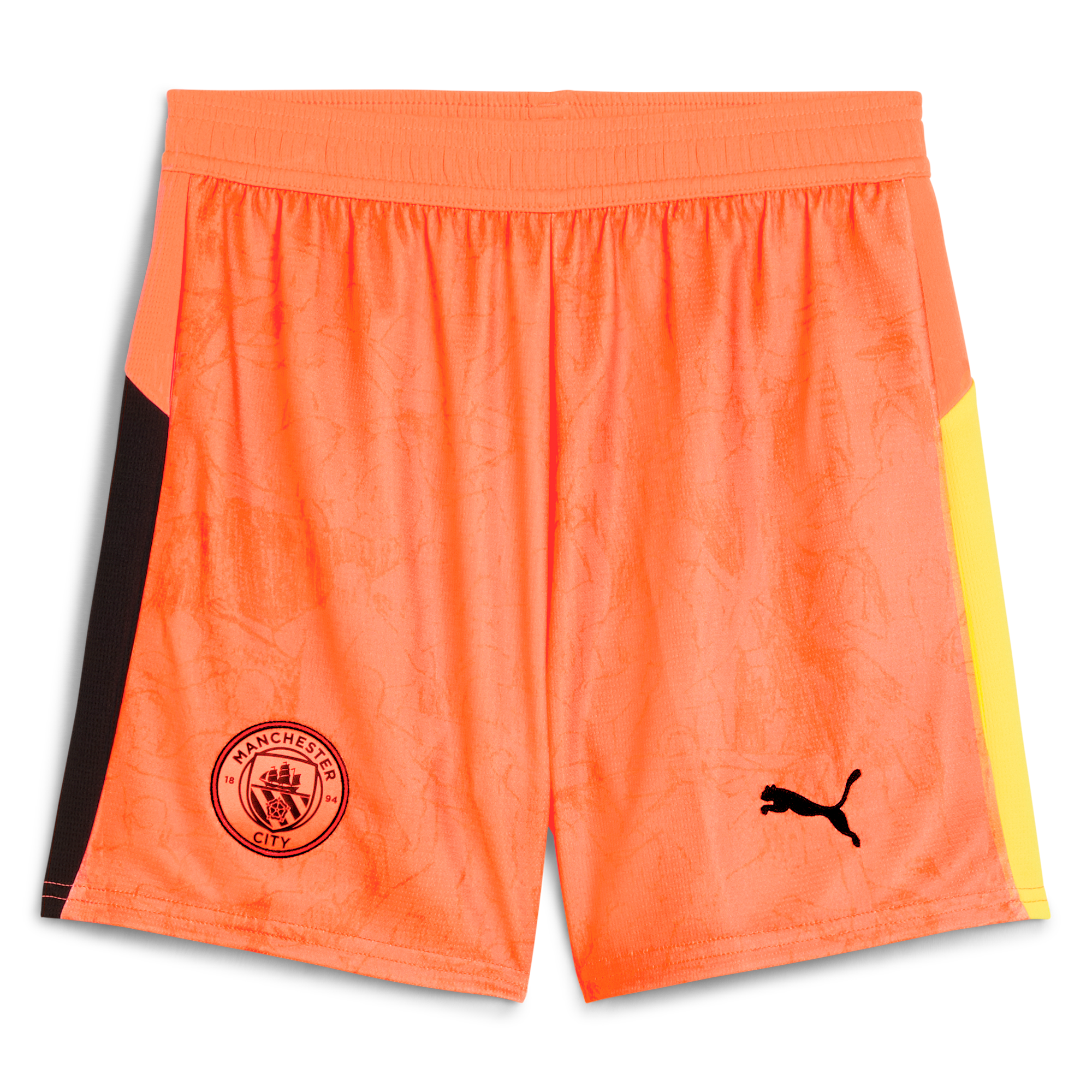 Manchester City kids manchester city kidsuper shorts orange 202526 Collection - ManchesterCitystore.com