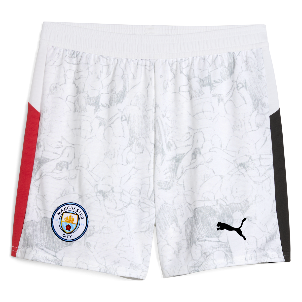 Manchester City kids manchester city kidsuper shorts white 202526 Collection - ManchesterCitystore.com