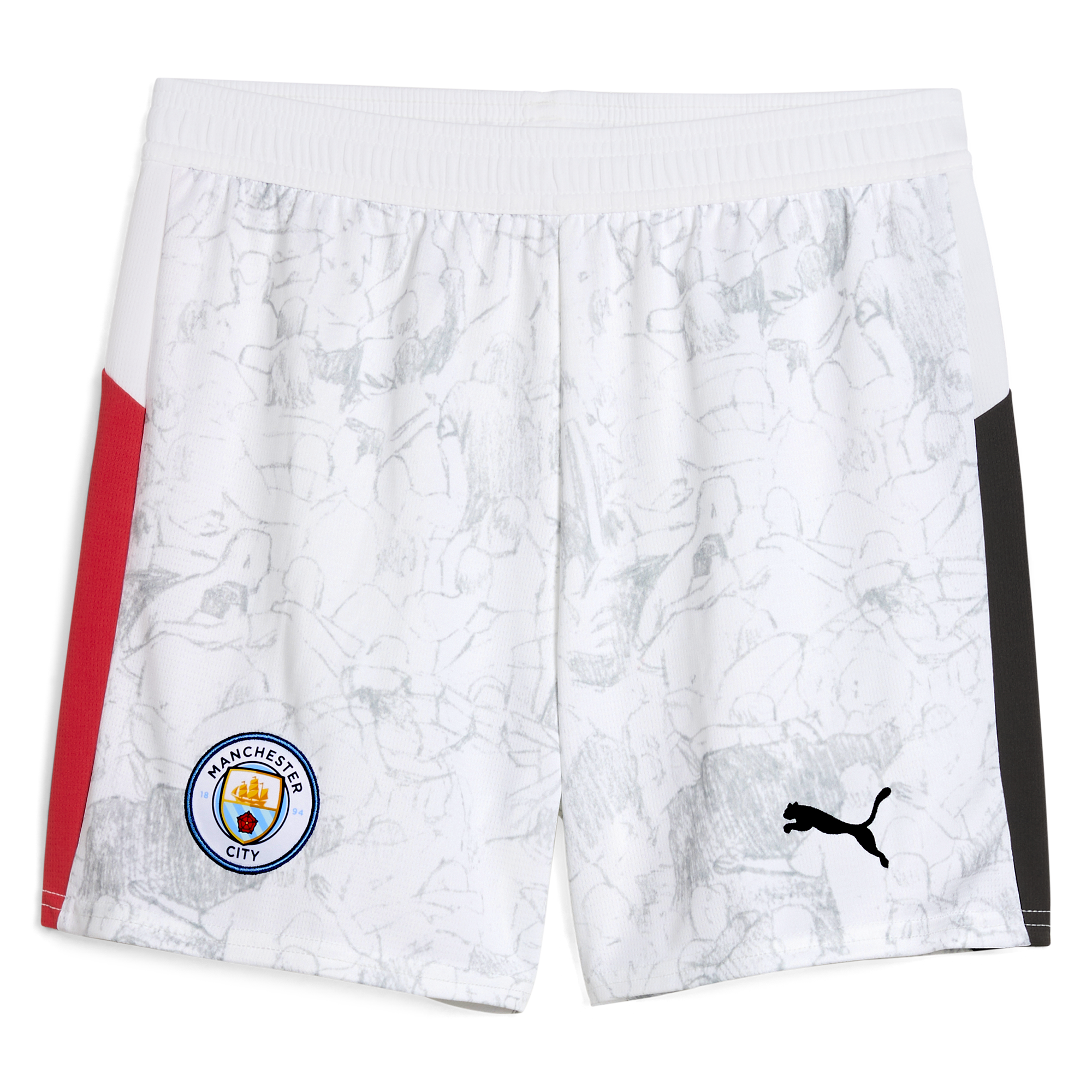 Manchester City kids manchester city kidsuper shorts white 202526 Collection - ManchesterCitystore.com